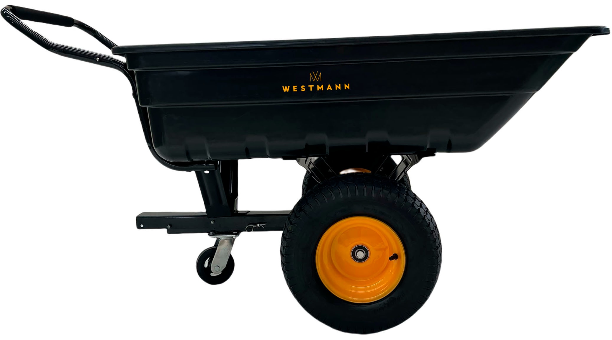 Westmann Schubkarre "Prakta Xl" BxTxH, 96x167x75 Cm, Mit Kippfunktion Und Kugelkopfkupplung