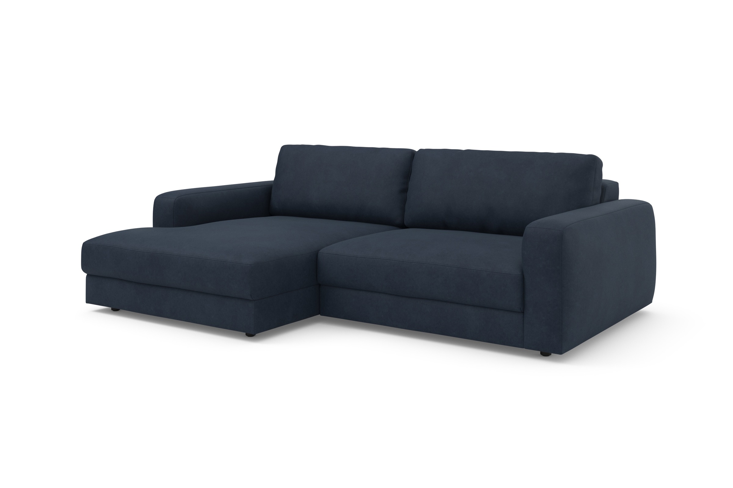 TRENDMANUFAKTUR Ecksofa »Bourbon, Designsofa mit tollem Sitzkomfort, L-Form,«, extra tiefe Sitzfläche, wahlweise mit Sitztiefenverstellung