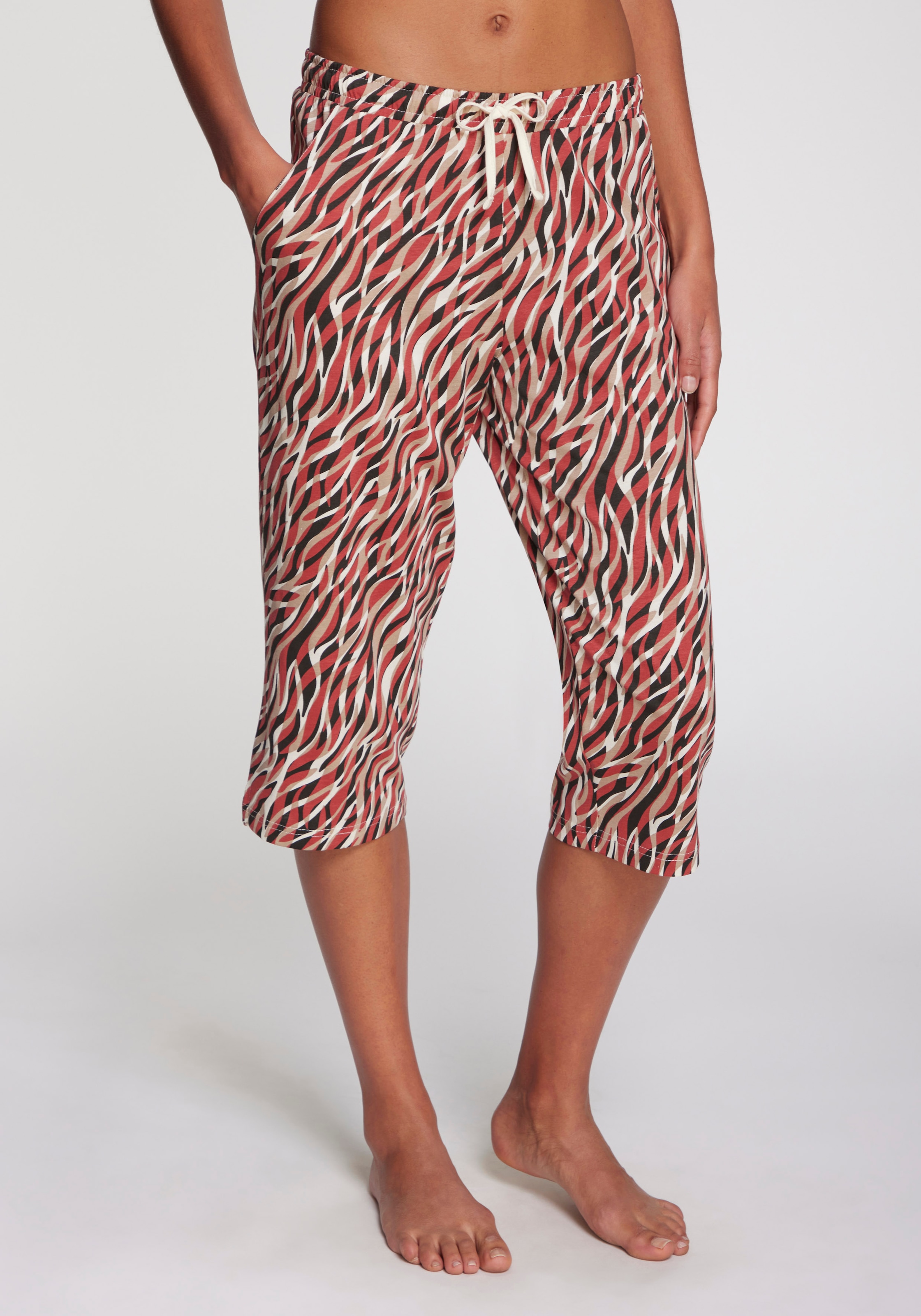 Vivance Dreams Caprihose, mit schönem Muster günstig online kaufen