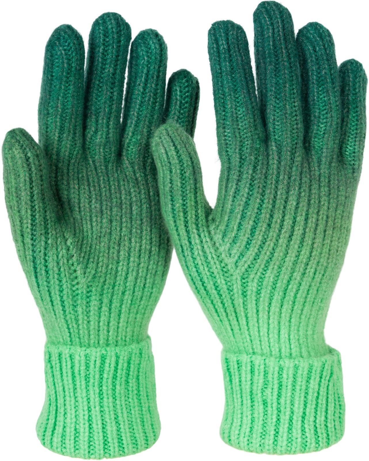 styleBREAKER Strickhandschuhe "Strickhandschuhe Farbverlauf Muster" 2 Stk.