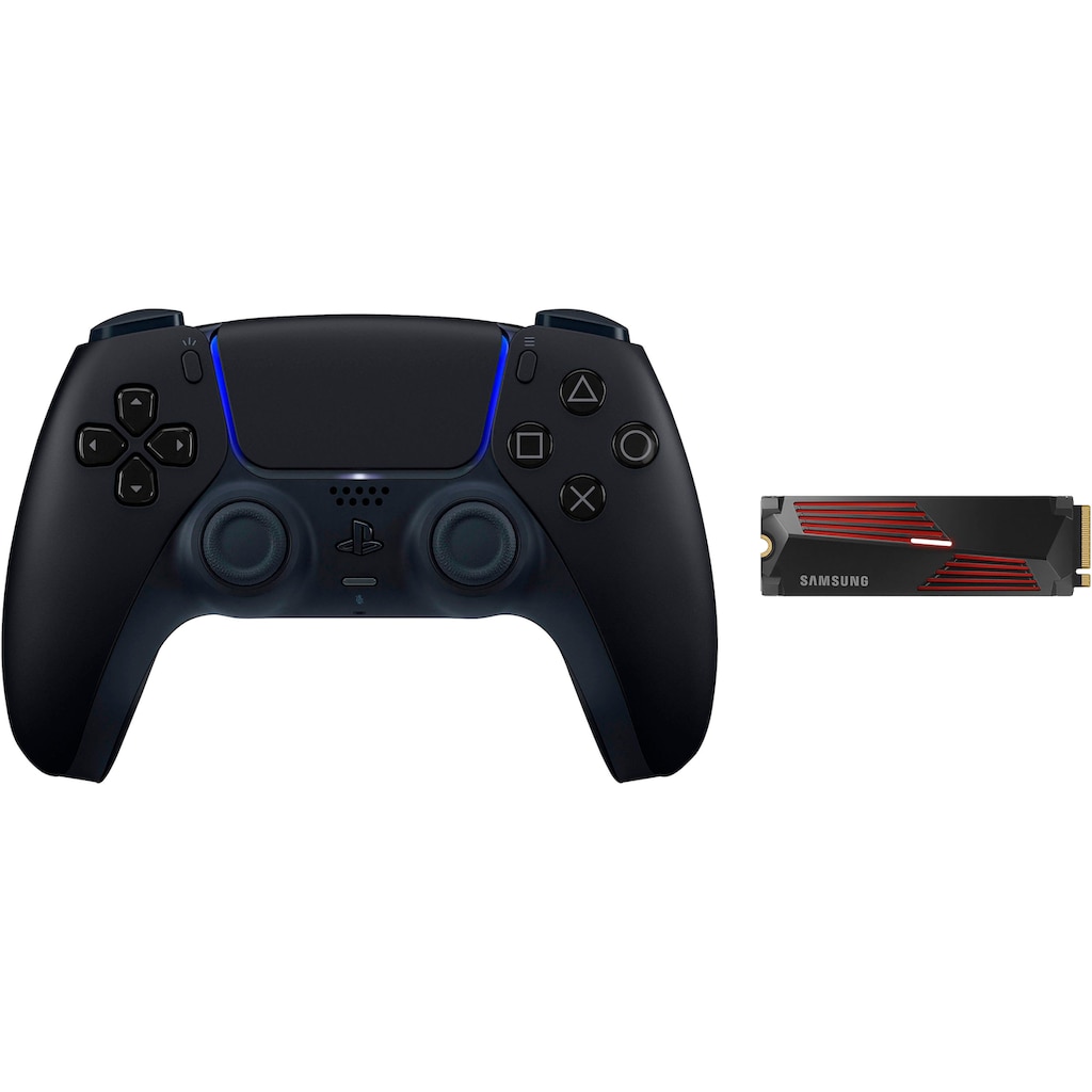 PlayStation 5 Controller »PS5 DualSense +Samsung 990 PRO Heatsink interne SSD mit 2TB«, (Set, Samsung 990 PRO Heatsink interne SSD mit 2TB)