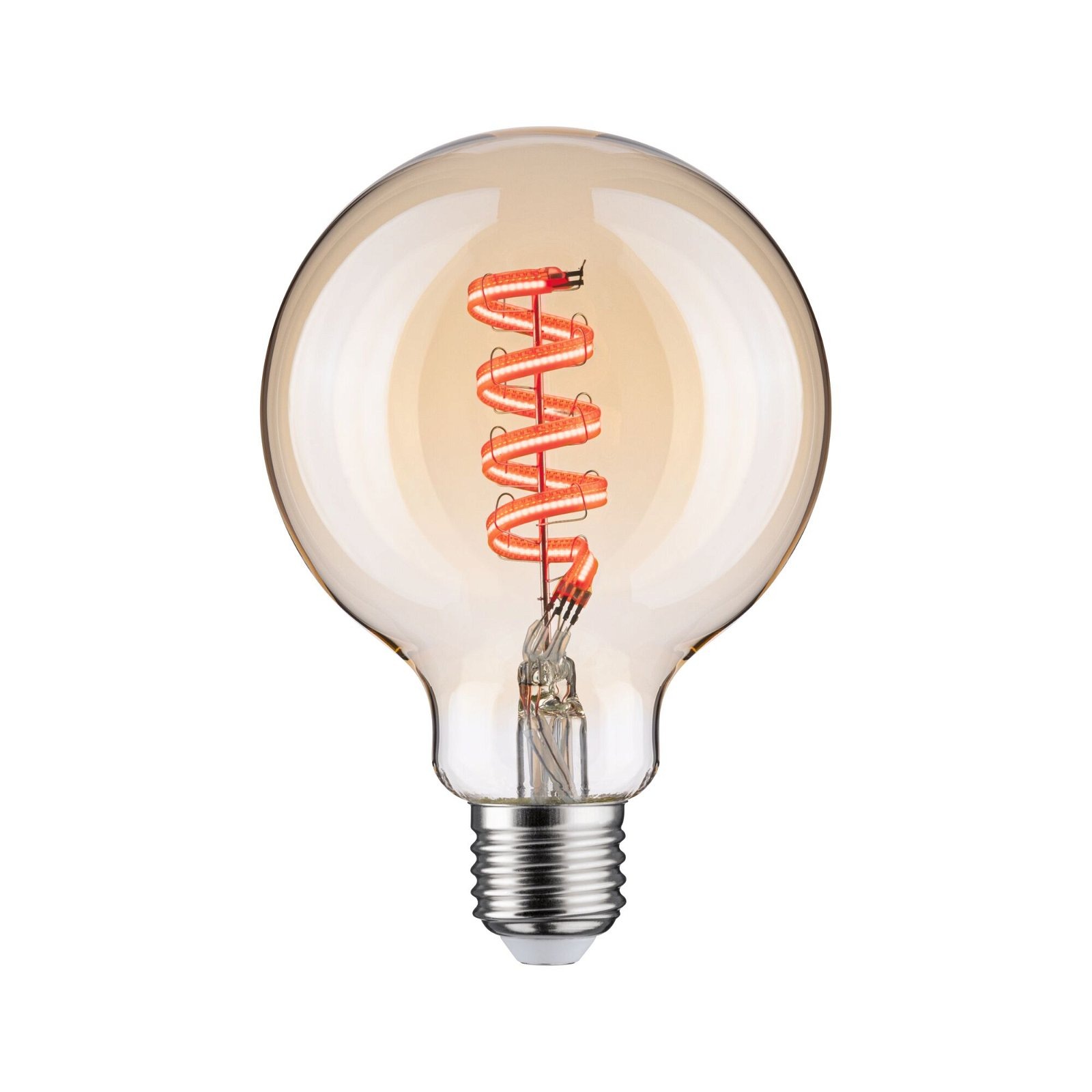 Paulmann LED-Leuchtmittel »Smart Filament G95 470lm 2200K-6500K gold 230V«, 1 St., Tageslichtweiß