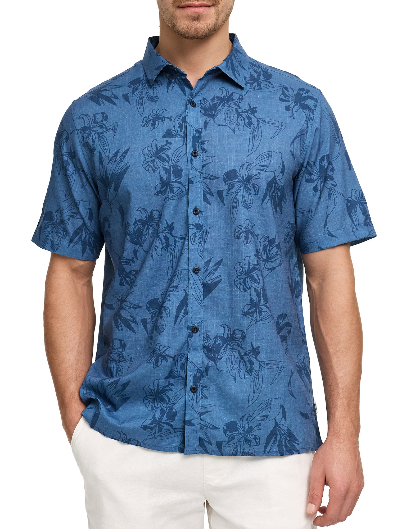 Indicode Kurzarmhemd "INBloomer" günstig online kaufen