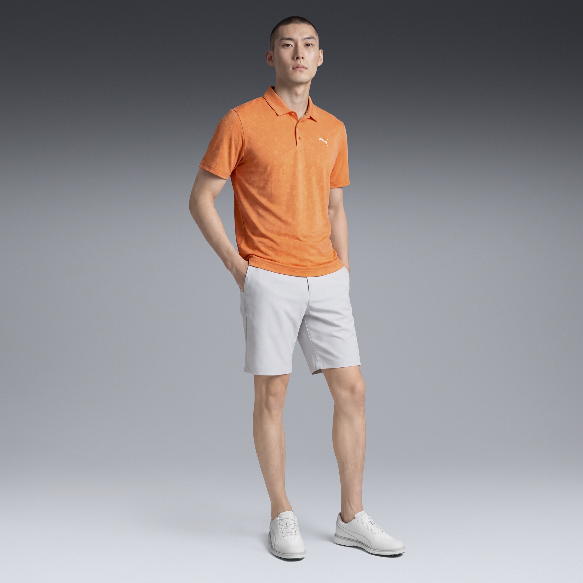 PUMA Poloshirt »MATTR Deco Jacquard Golfpolo Herren«