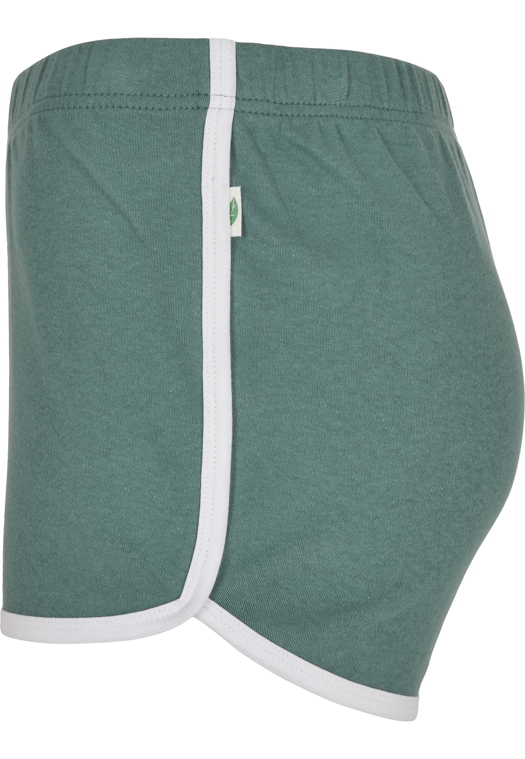 URBAN CLASSICS Stoffhose »Urban Classics Damen Ladies Organic Interlock Retro Hotpants«