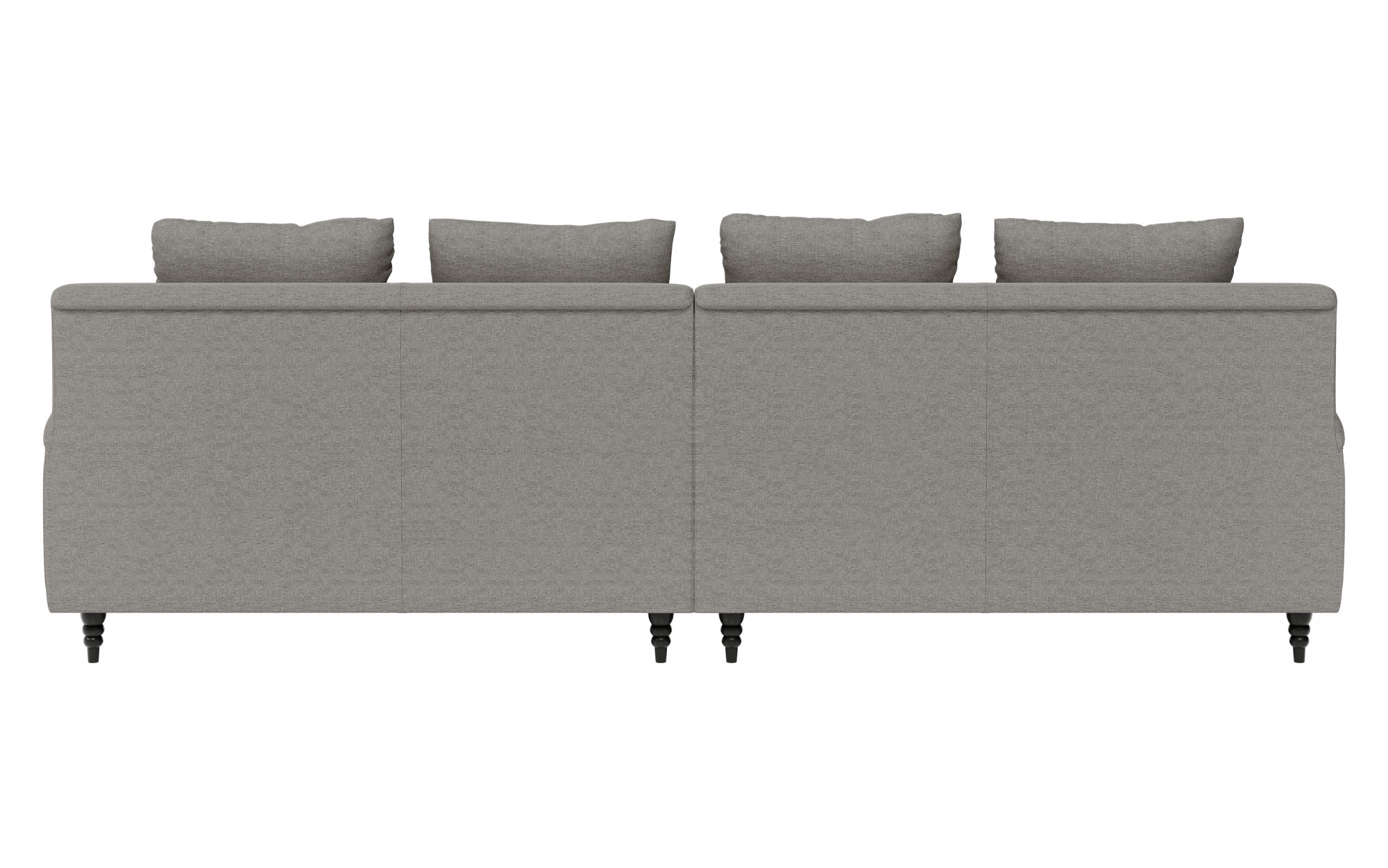 Guido Maria Kretschmer Home&Living Big-Sofa »NORIN«, zwei Fußarten: vorne - Rollen, hinten - Holzfüße