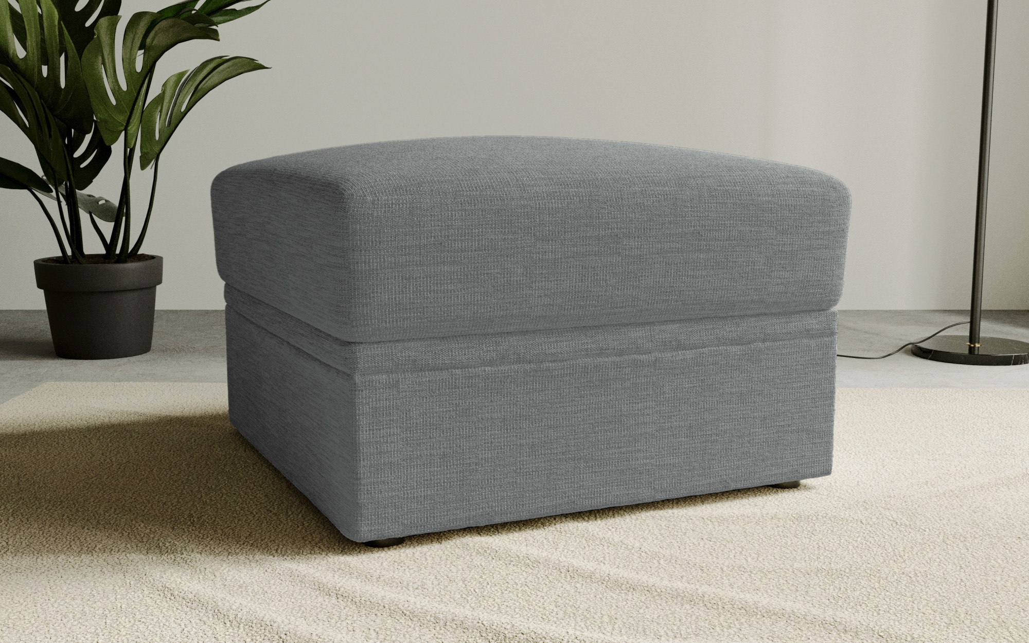OTTO home Polsterhocker "Lavars Schlafsofa" mit Bonellfedern, mit Stauraum, in zwei Bezugsqualitäten