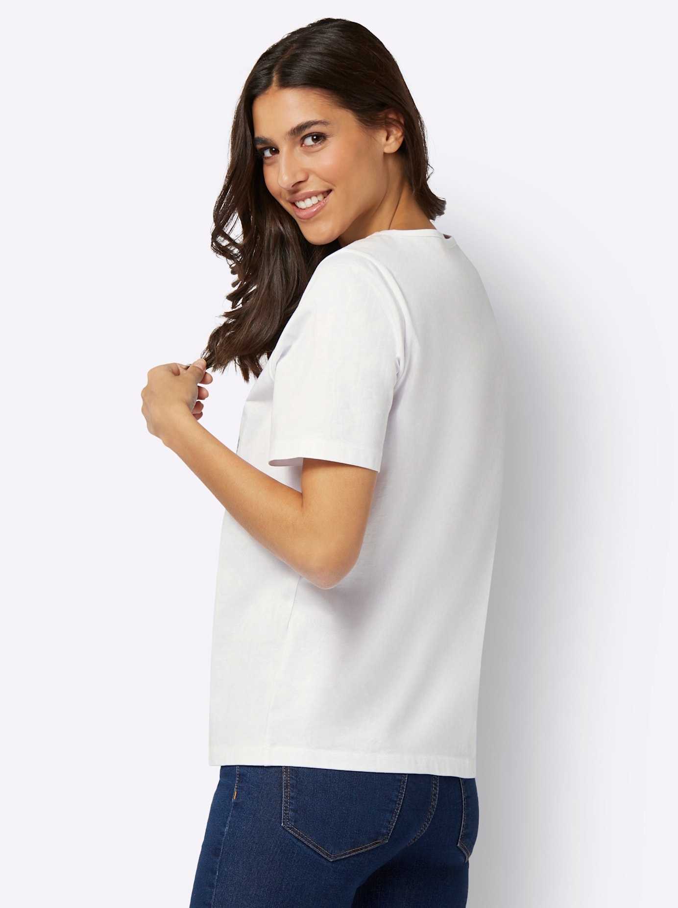 Classic Basics Rundhalsshirt »Rundhals-Shirt«, (1 tlg.)