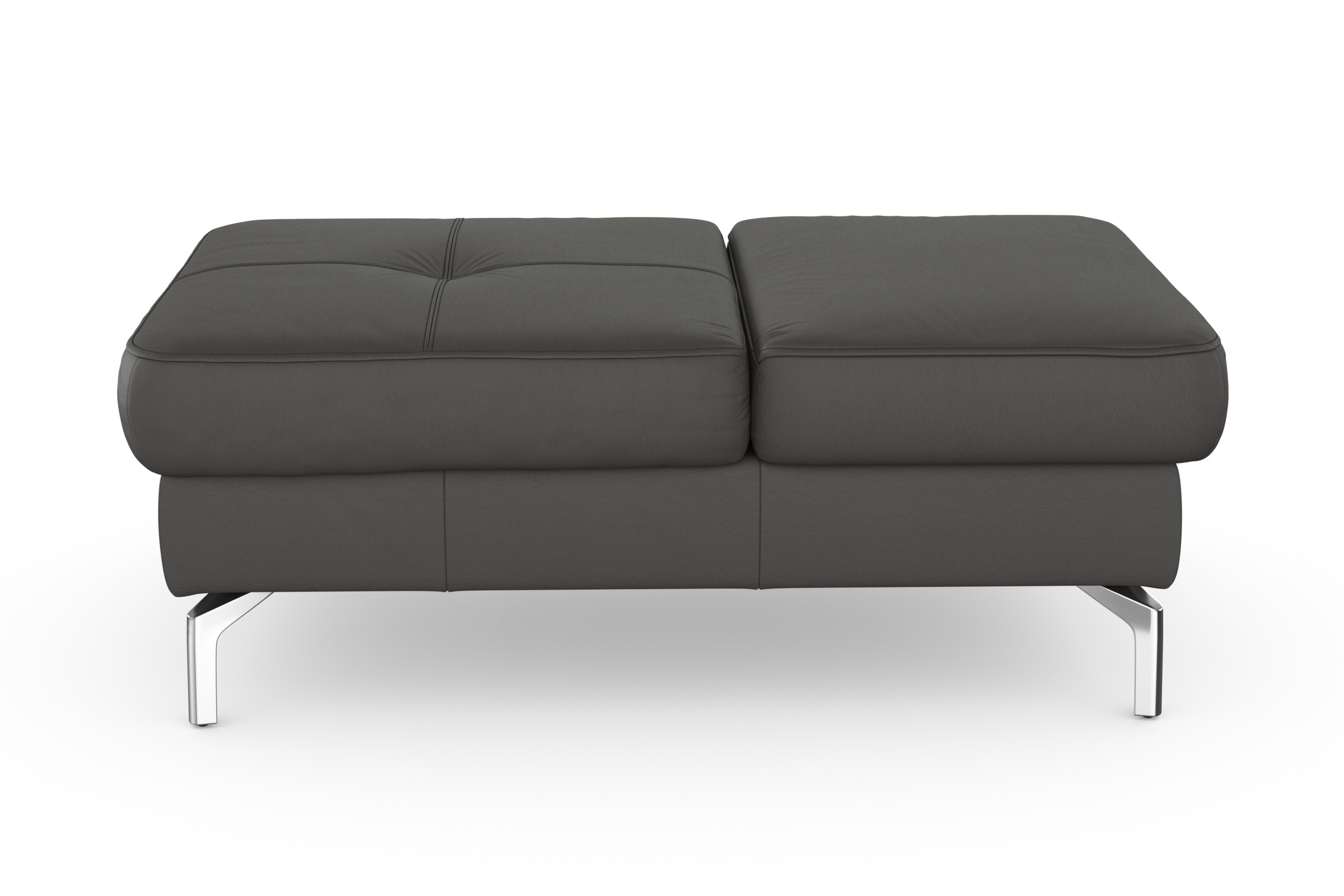 sit&more Hocker »Bendigo«, mit Klappfunktion, Bodenfreiheit 15 cm, wahlweise in 2 Fußfarben