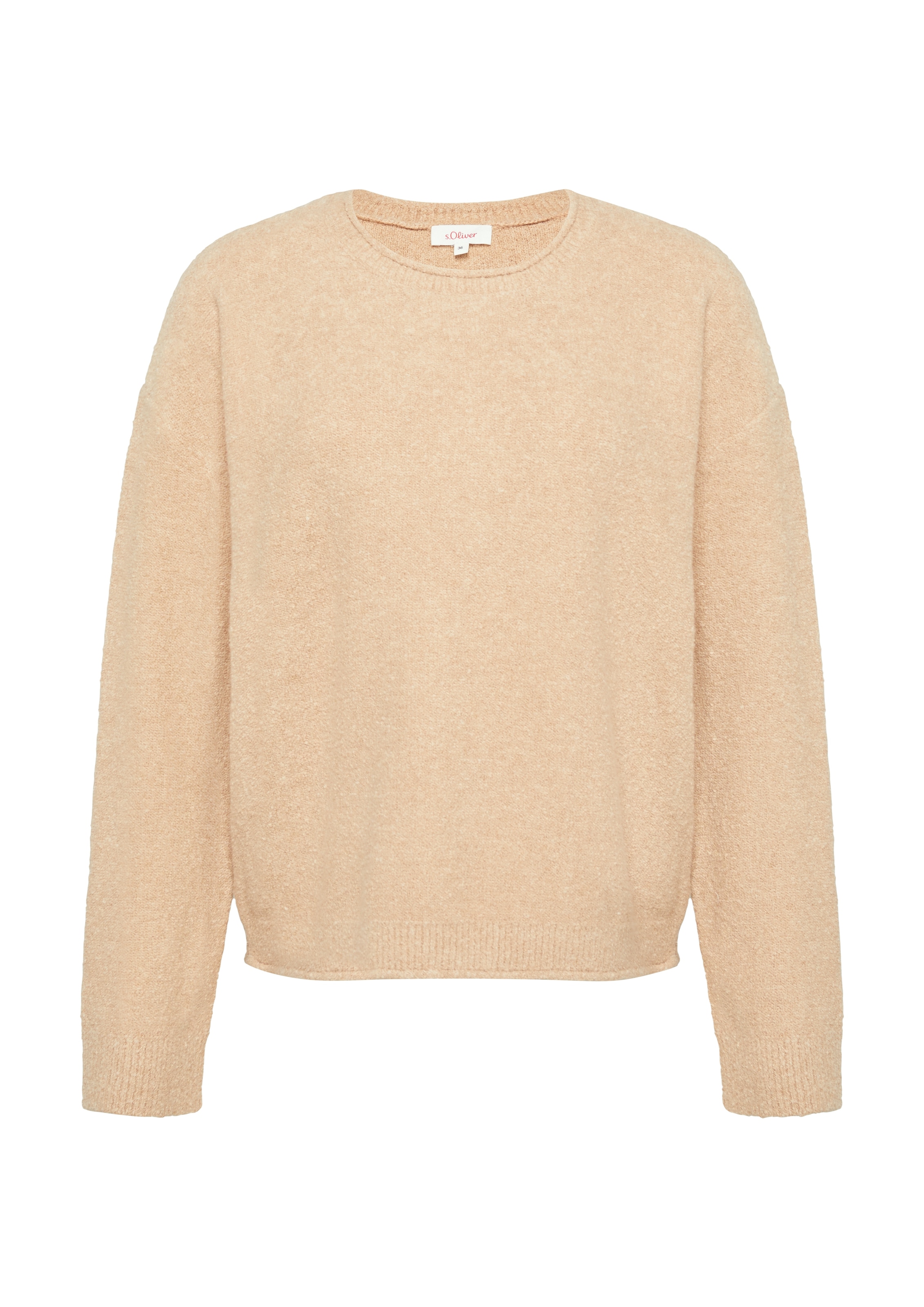 s.Oliver Strickpullover, in Bouclé Optik