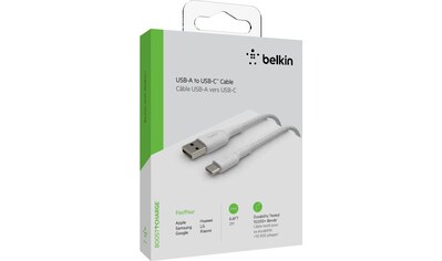 Belkin USB-Kabel »USB-C/USB-A Kabel ummantelt, 2m«, USB-C, USB Typ A, 200 cm kaufen