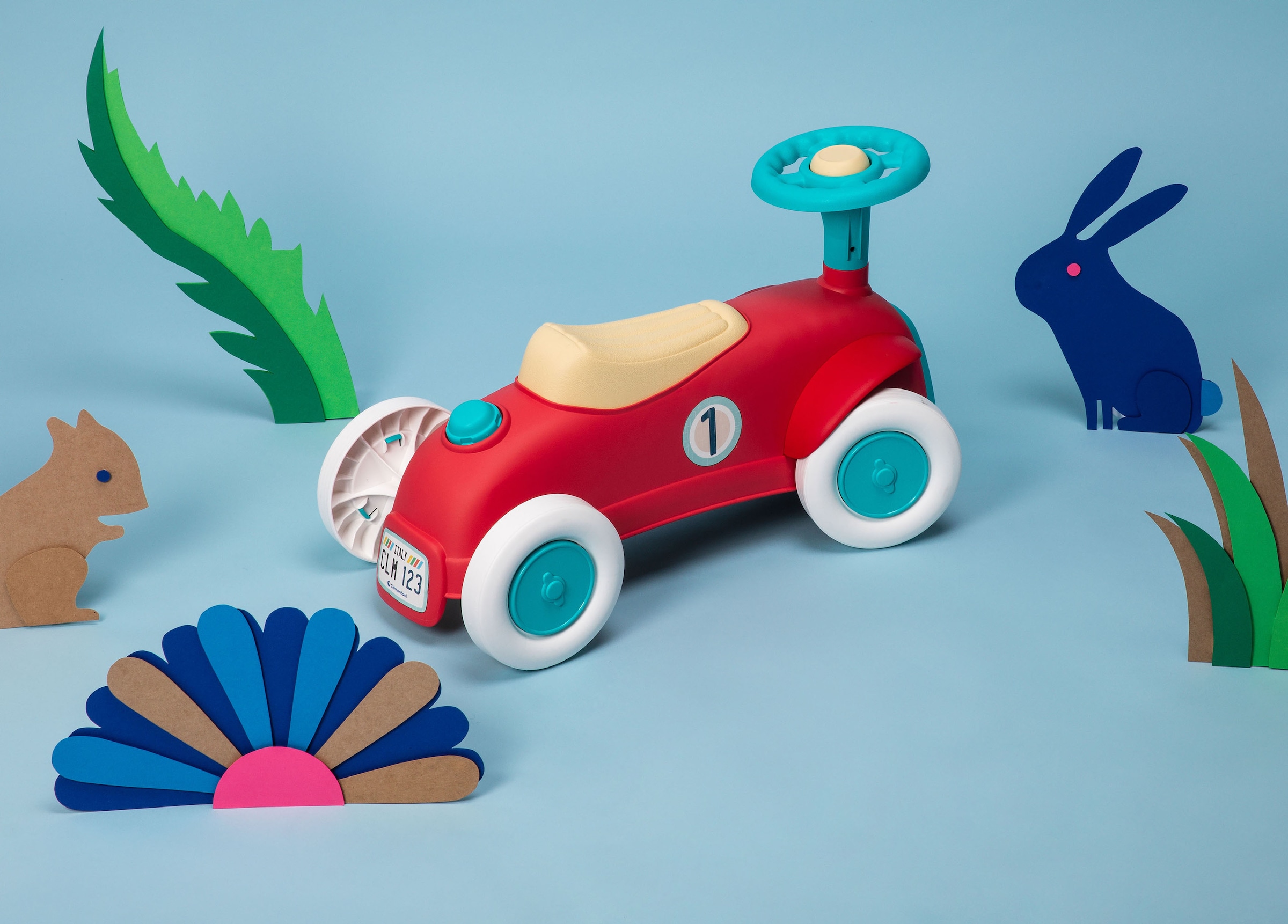 Clementoni® Rutscherauto »Baby Clementoni, Play for Future - Mein erstes Auto«