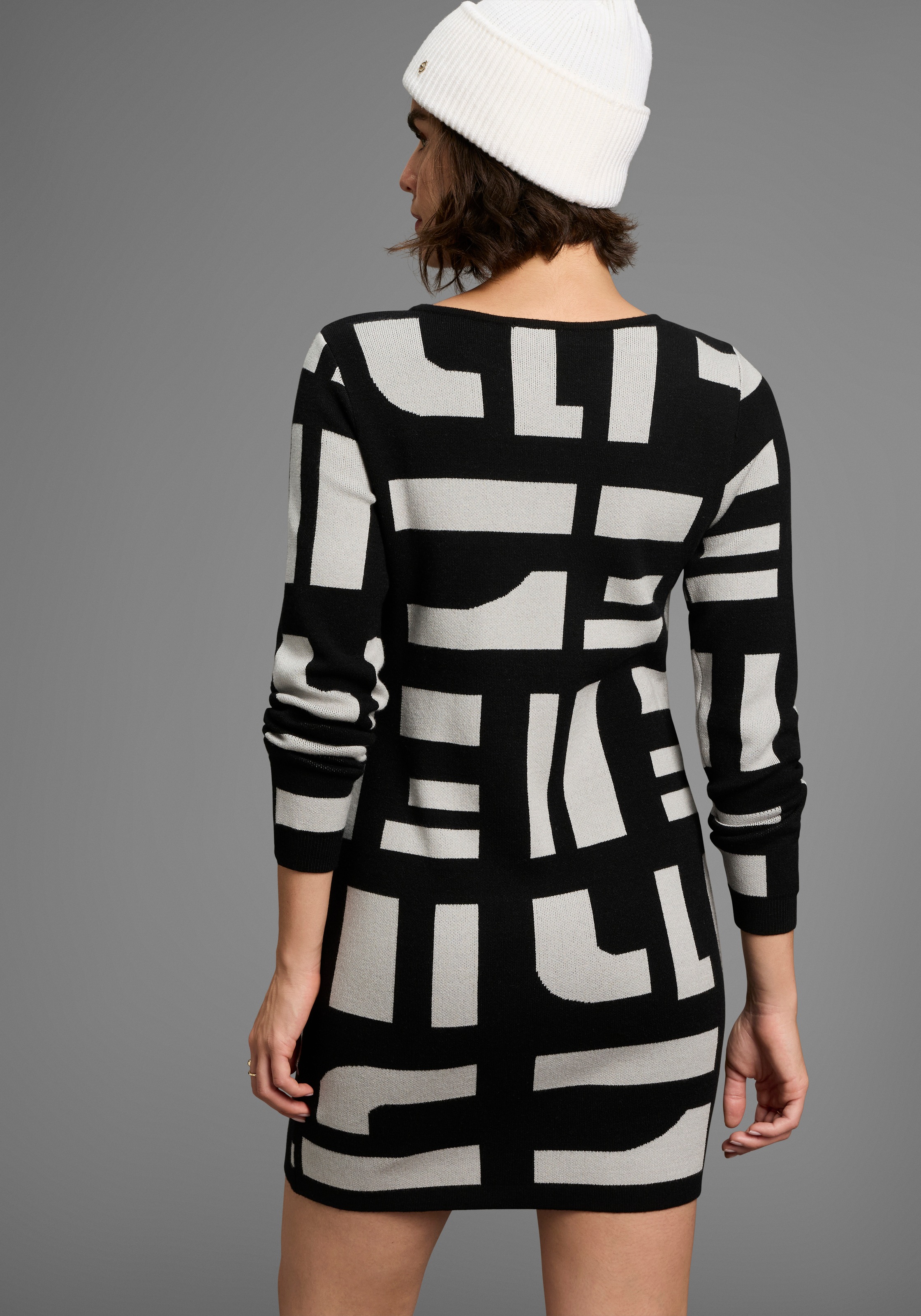 Boysens Strickkleid, für Partys, kurzes Kleid, figurbetont, aus Strick, lan günstig online kaufen