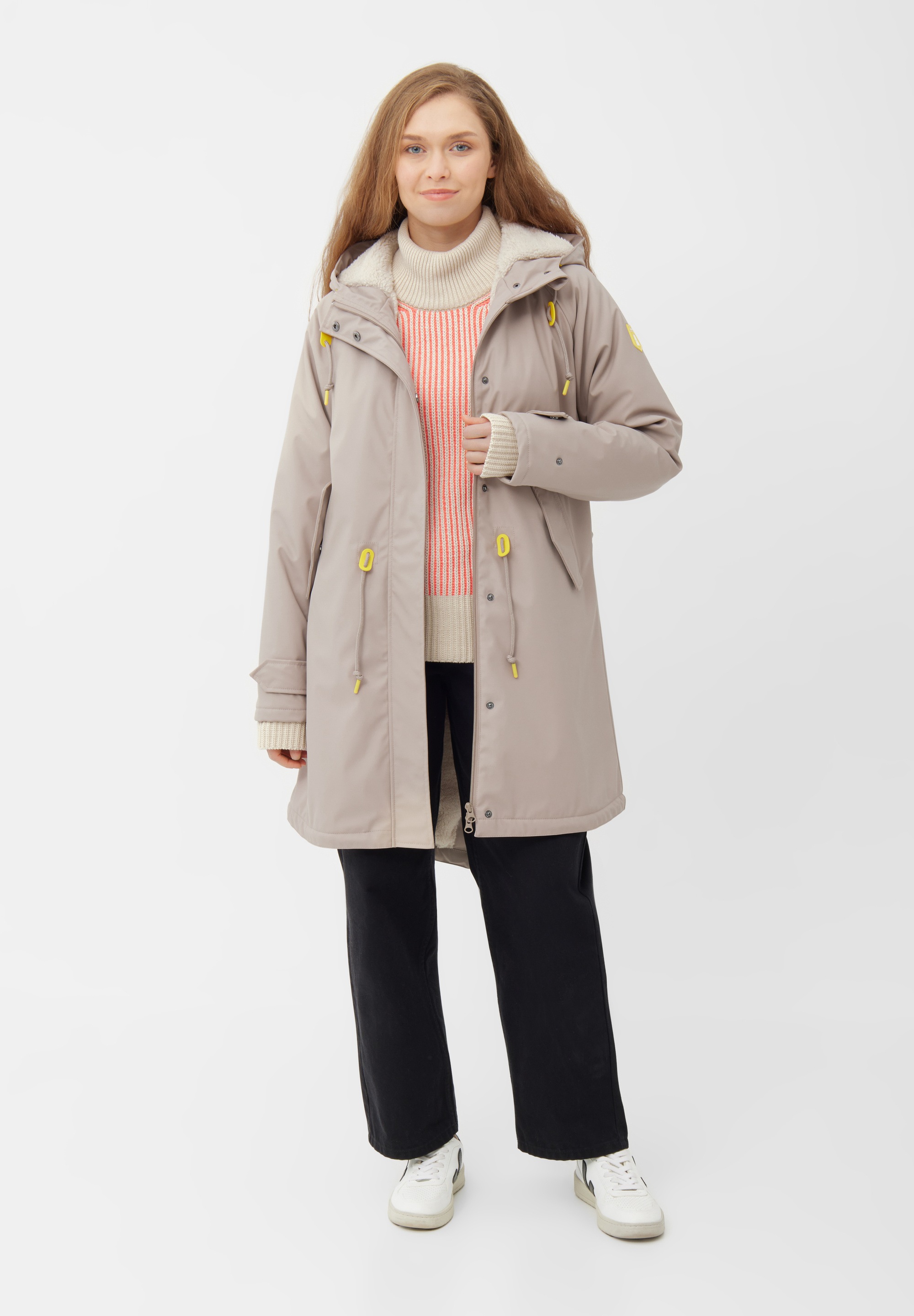 Thumbnail - Derbe Regenmantel "Tidaholm" Wasserabweisend, winddicht, Teddylining