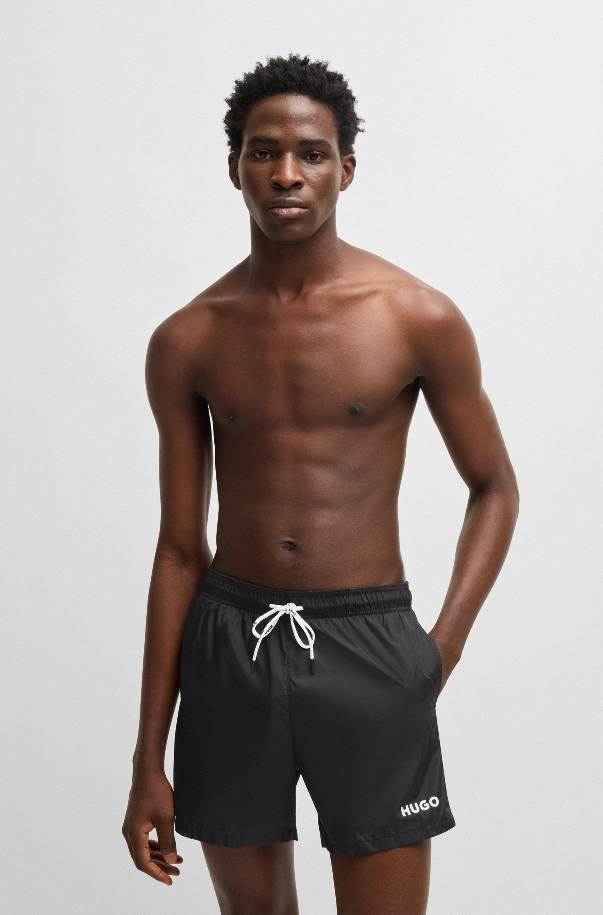 HUGO Underwear Badehose »Haiti«, mit Markenschriftzug auf der Kordel
