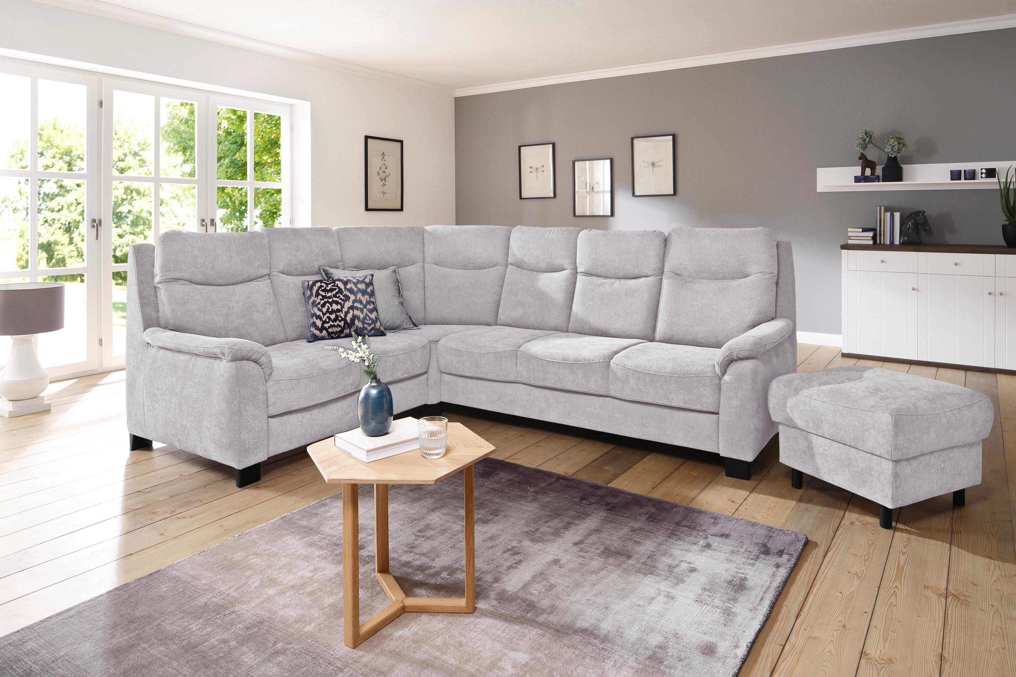 OTTO home Ecksofa "Boccaccio L-Form" mit Federkern, incl. Kopfteilverstellung, wahlweise Schlaffunktion