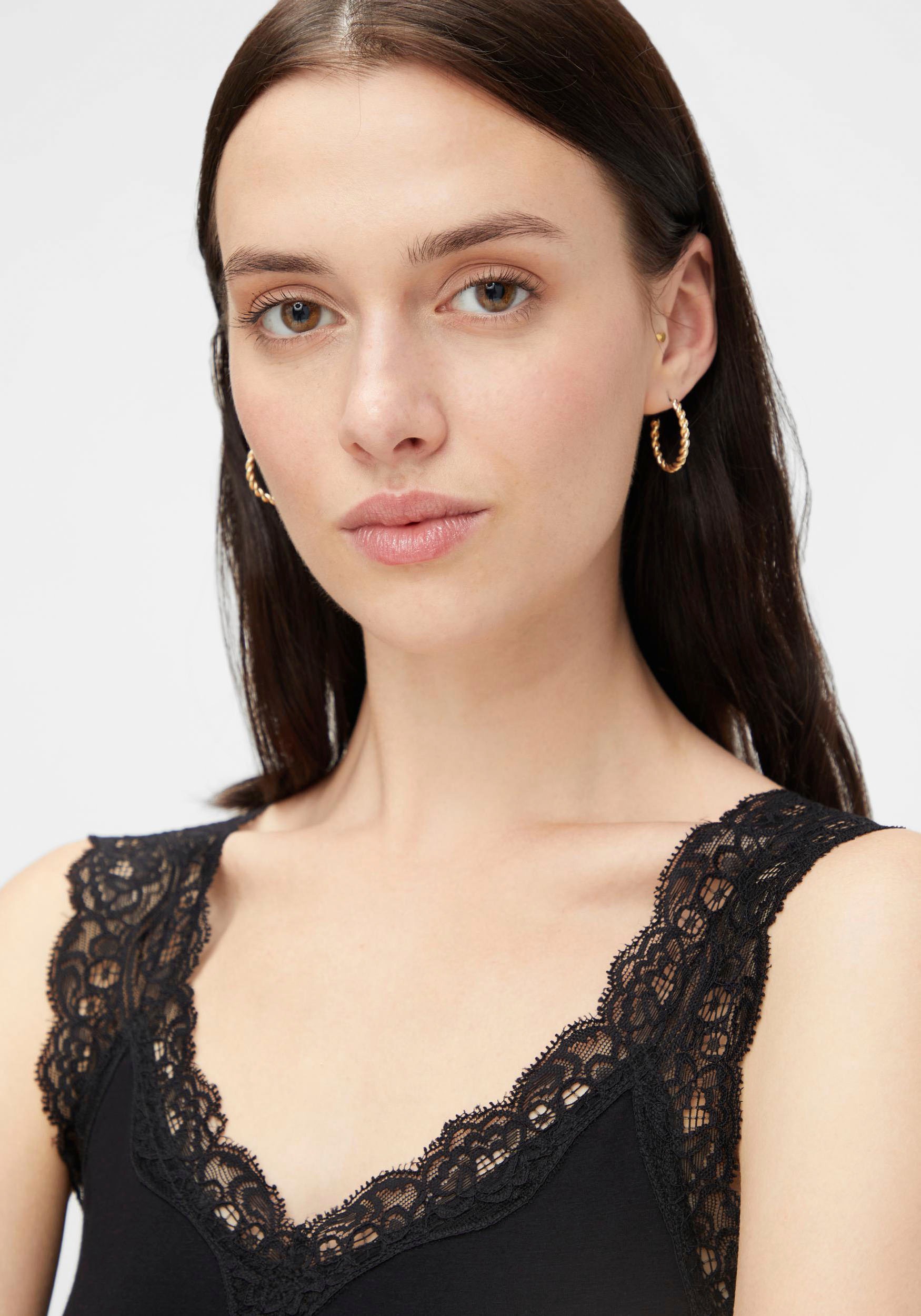 Thumbnail - pieces Spitzentop "PCBARBERA" Viskosemischung