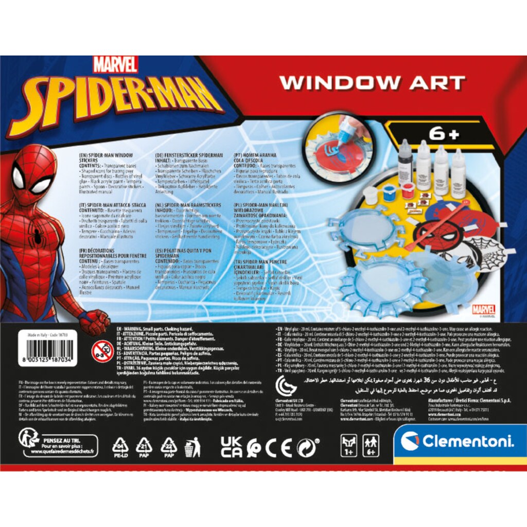 Clementoni® Kreativset »Fensterbilder Marvel«