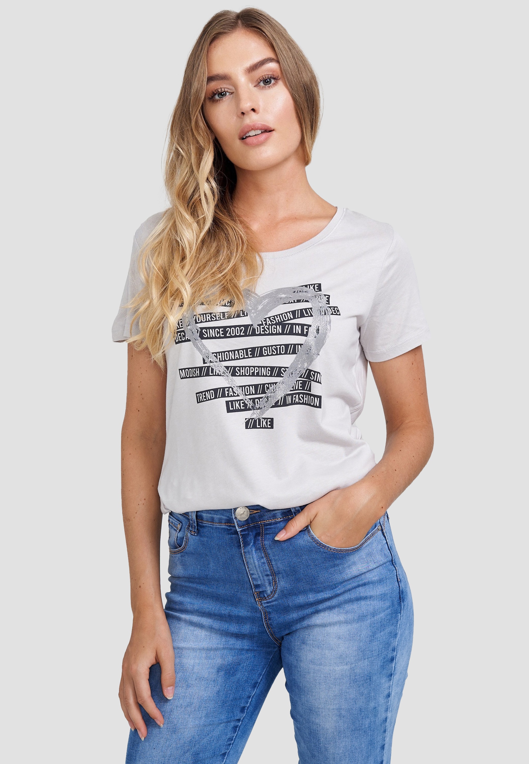 BAUR mit Frontprint Decay für trendigem T-Shirt, kaufen |