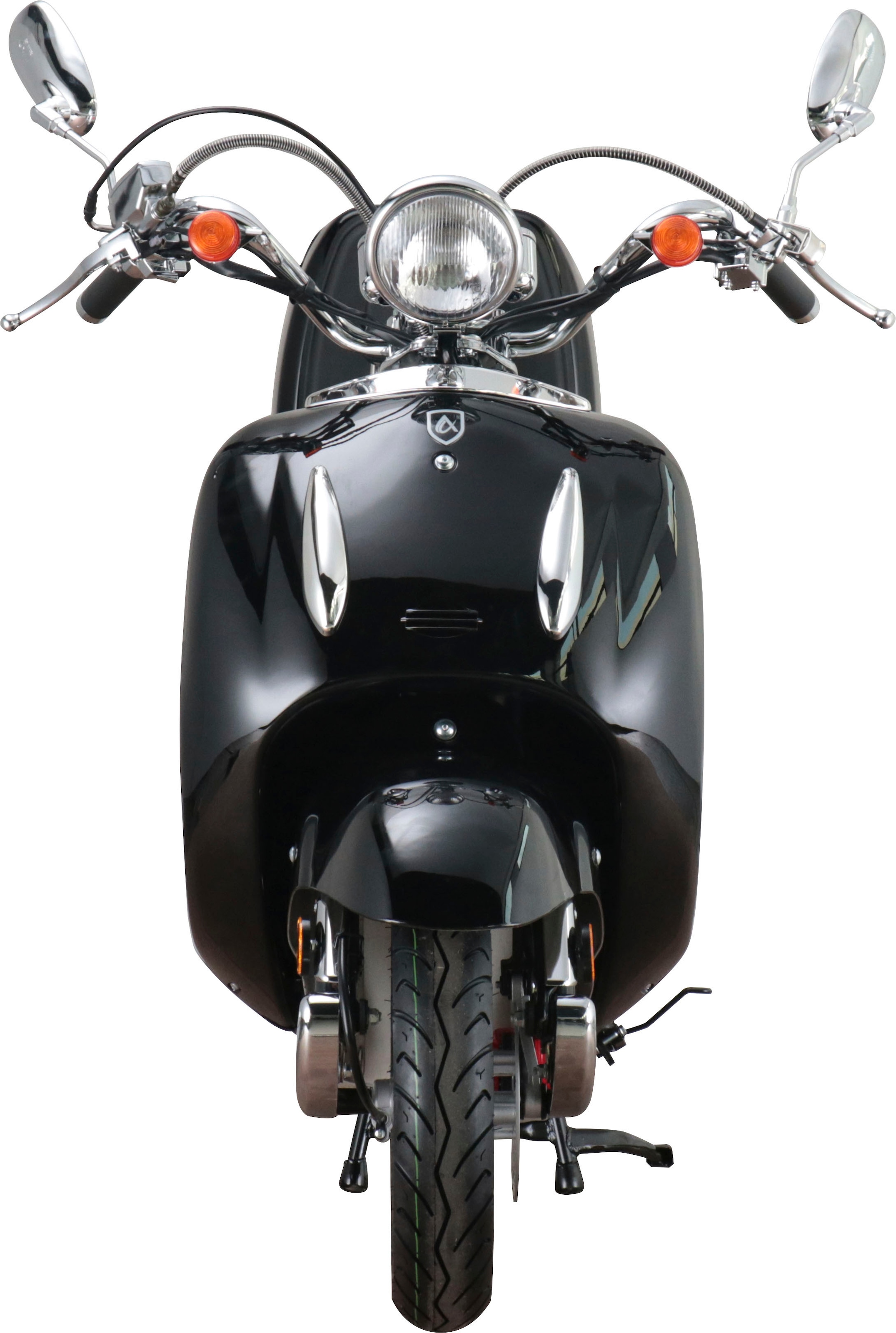 Alpha Motors Motorroller »Retro Firenze«, 50 cm³, 45 km/h, Euro 5, 2,99 PS, (mit Topcase), mit Lenkerschloss, im Retro-Look
