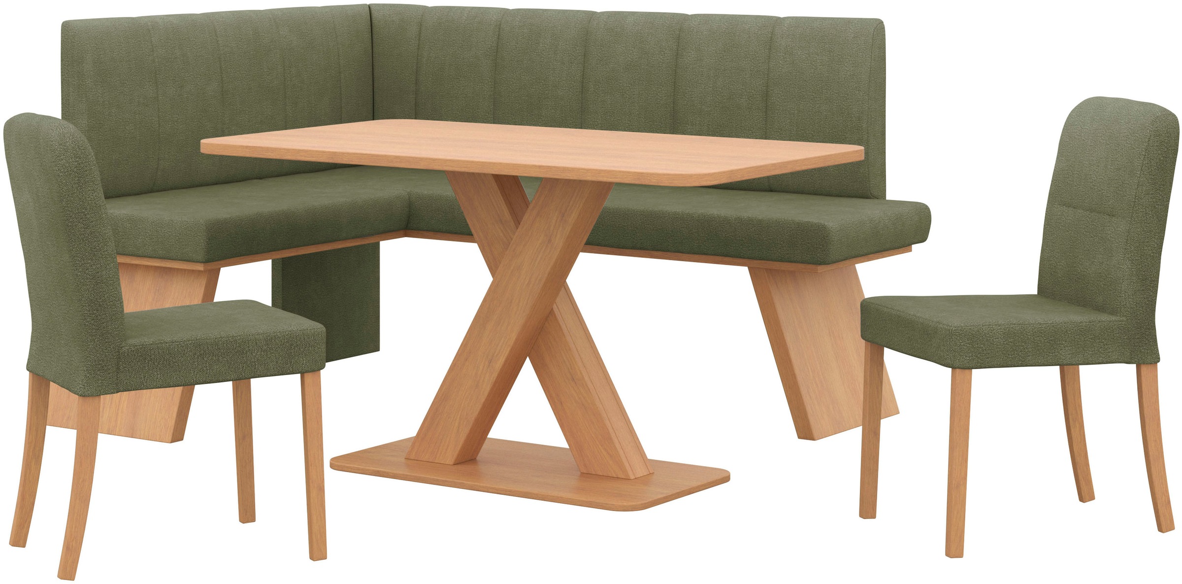 OTTO home Eckbankgruppe "Nina" Set, 4er, 4 Stk. tlg. Sitzgruppe Esszimmer S günstig online kaufen