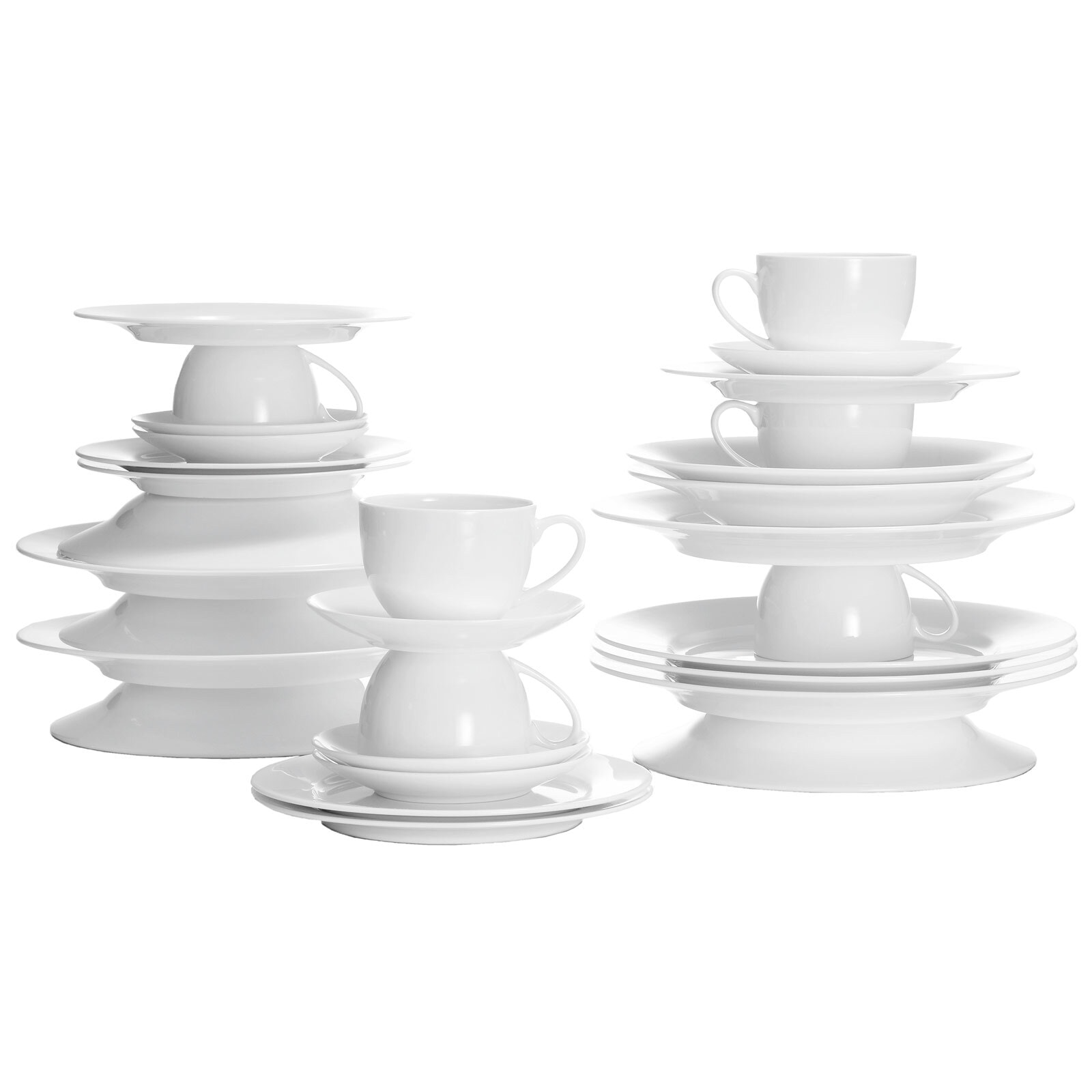 Maxwell & Williams Geschirr-Set »Kaffee- und Tafelset Cashmere Resort weiß«