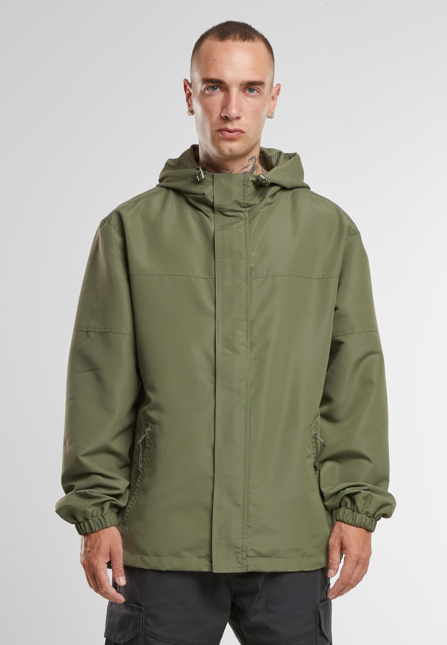 Brandit Windbreaker »Brandit Brandit Men Light Windbreaker Frontzip«, (1 St.), mit Kapuze