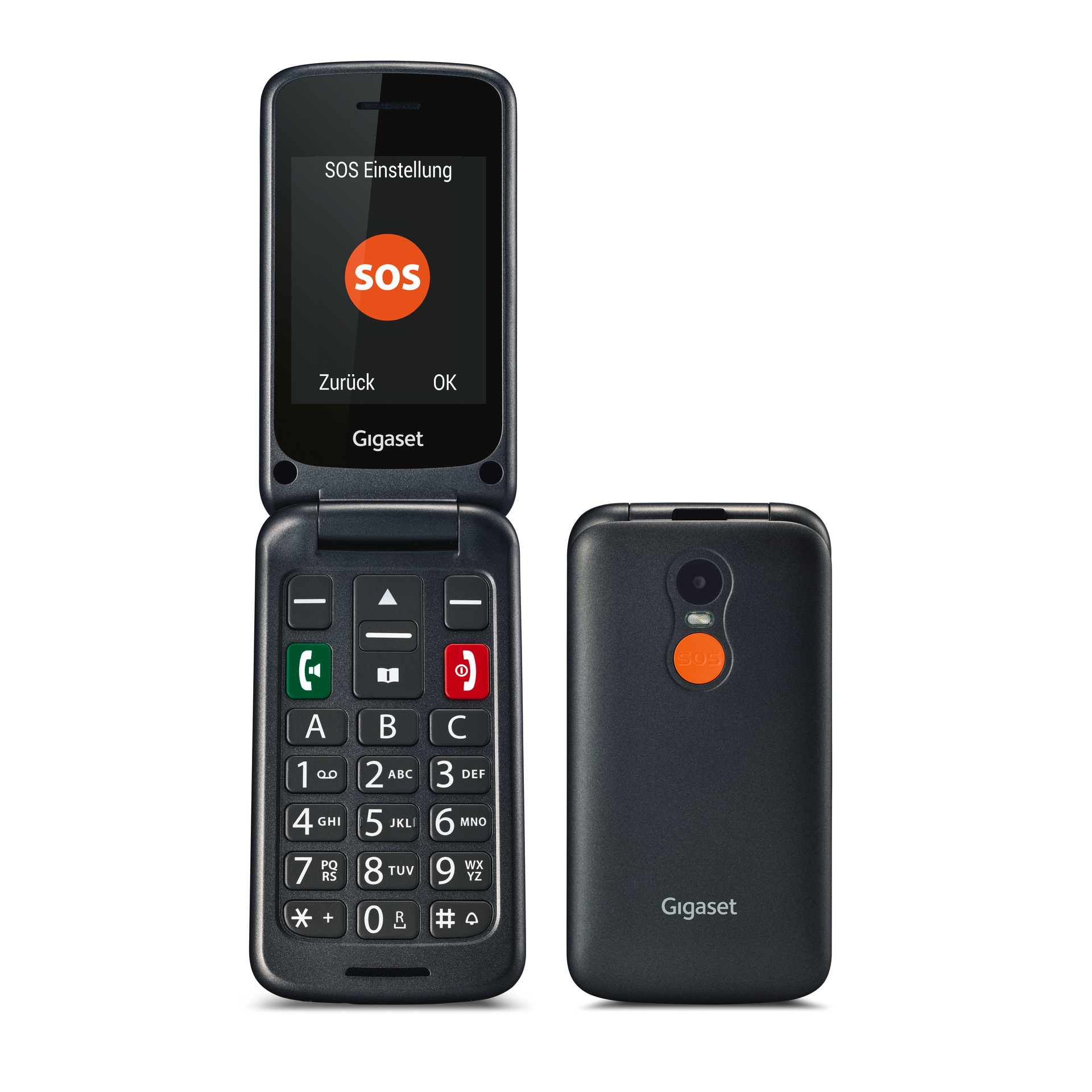 Smartphone »GL590«, schwarz, 7,3 cm/2,8 Zoll, 0,3 MP Kamera
