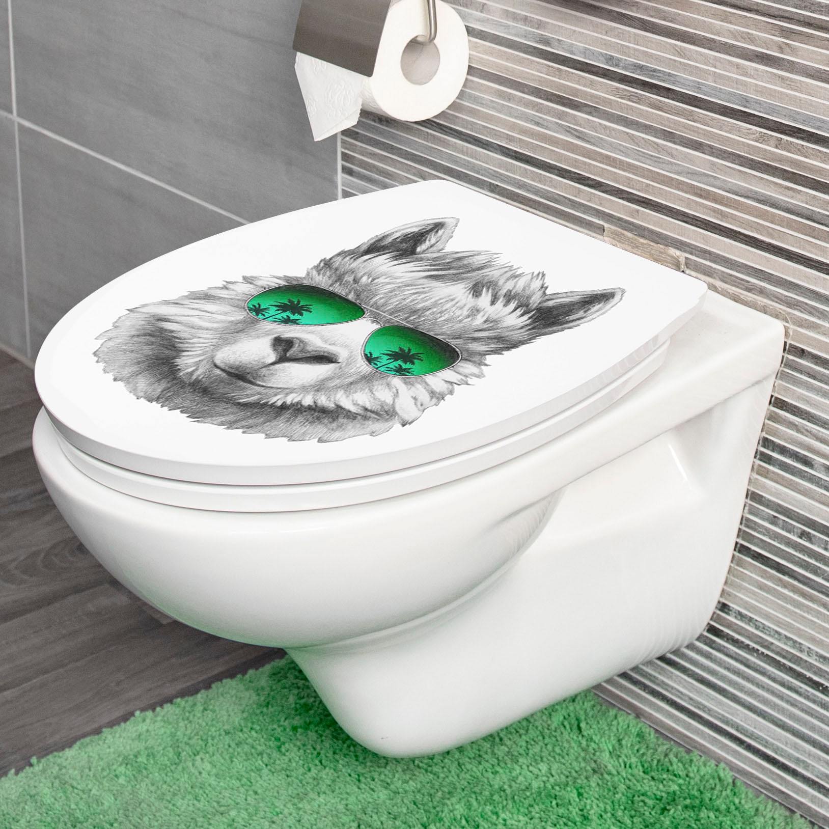 CORNAT WC-Sitz "Außergewöhnliche 3D-Optik - Pflegeleichter Thermoplast - Qu günstig online kaufen