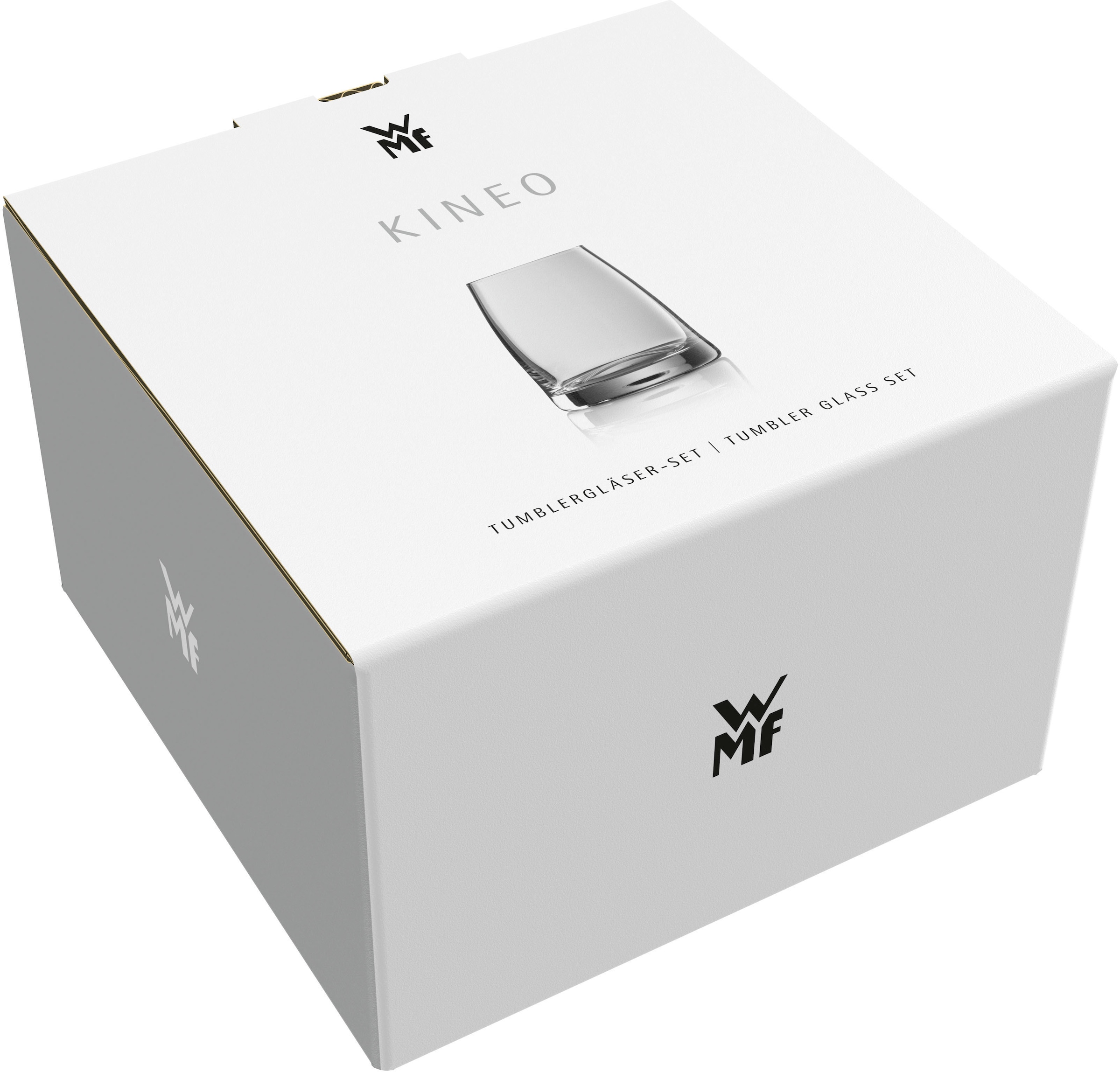 WMF Tumbler-Glas »Kineo«, (Set, 4 tlg., 4x Tumbler-Glas), Spülmaschinengeeignet