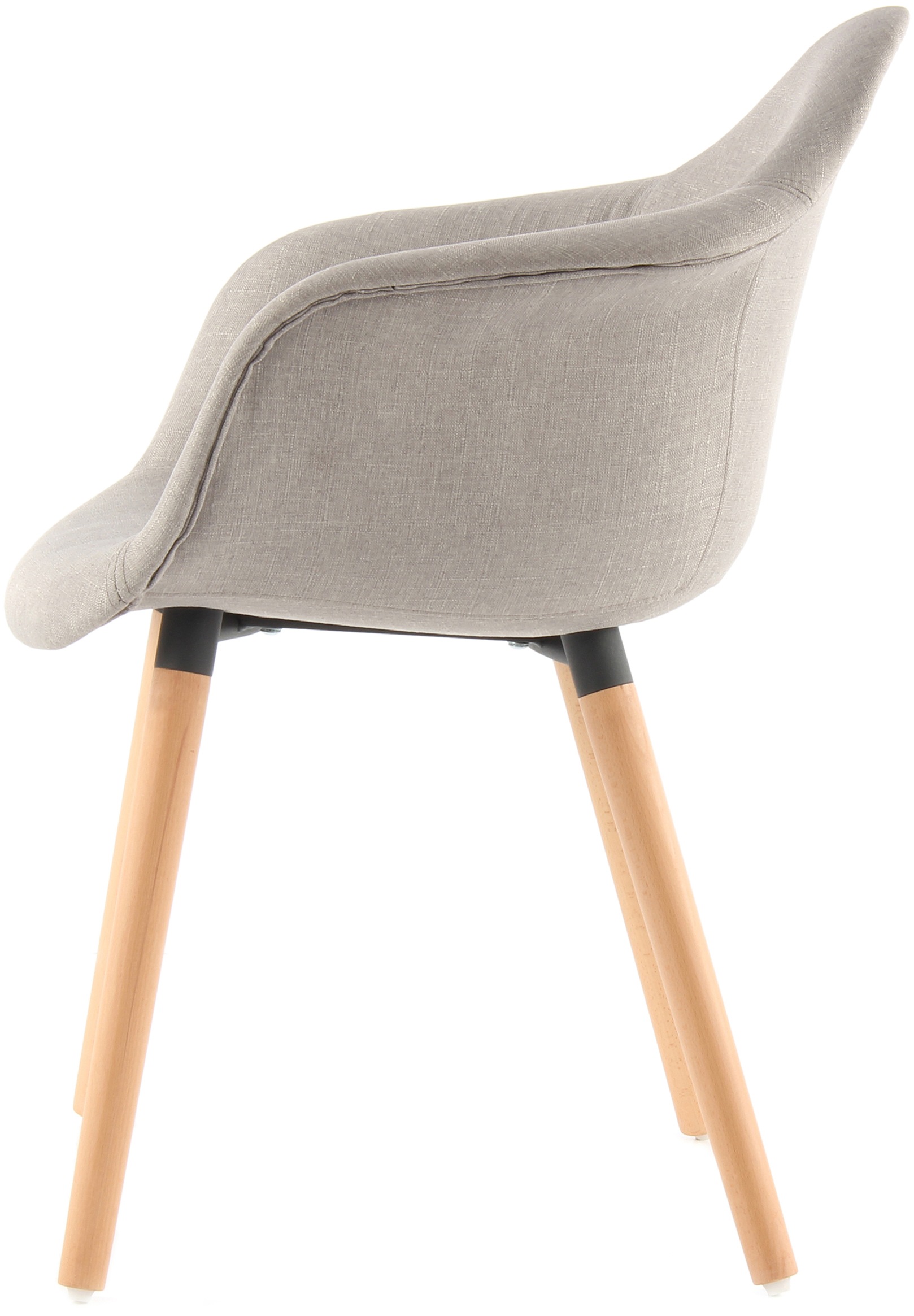 Kayoom Polsterstuhl »Stuhl Winston 325 2er-Set, weiche Sitzfläche aus Schaumstoff«, (Set), 2 St., attraktiv, Holzbeine, weiche Sitzfläche aus Schaumstoff
