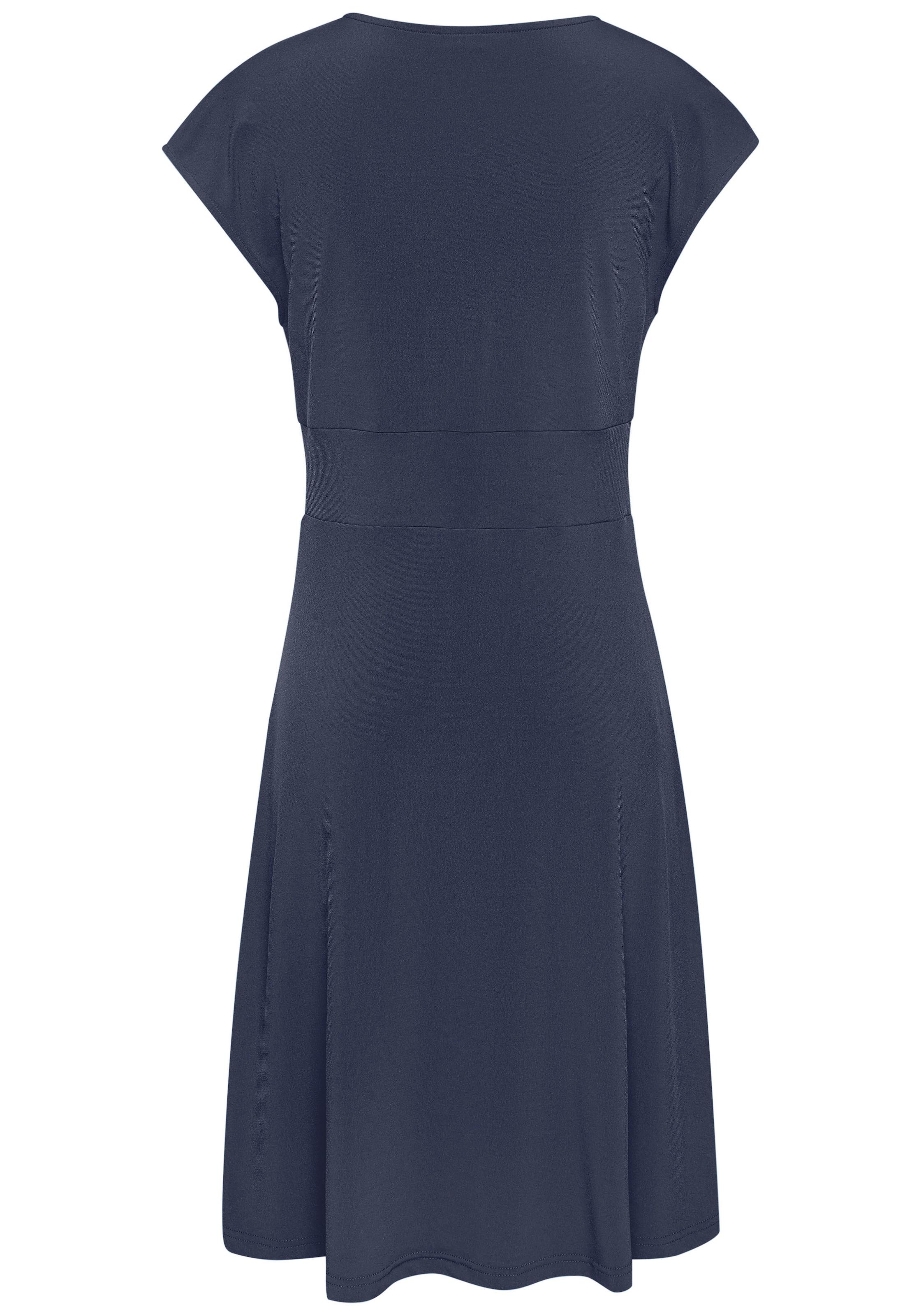 LASCANA Midikleid, aus bügelfreier Ware, elegantes Sommerkleid aus Jersey, Strandkleid