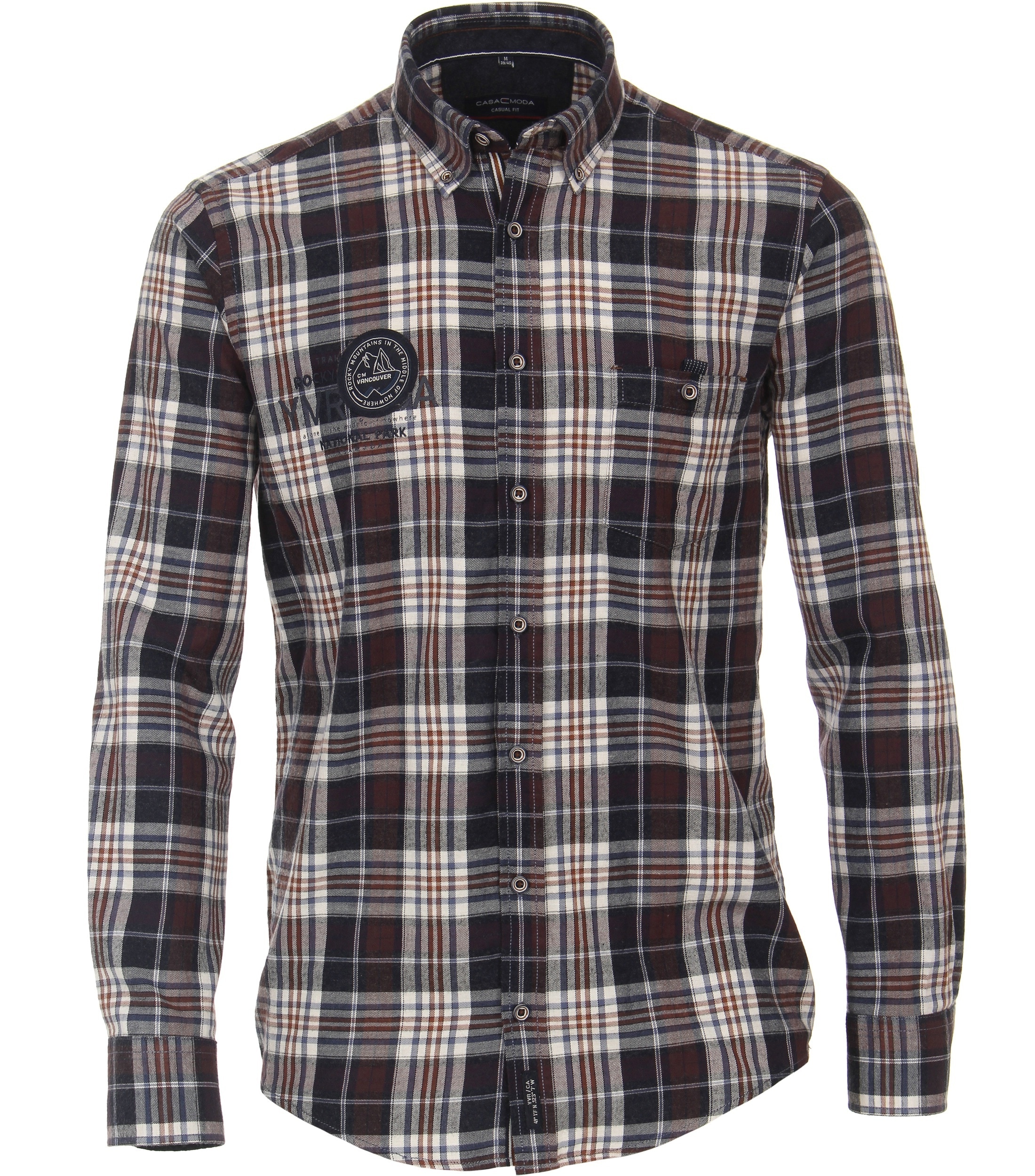 CASAMODA 1100000002199 "CASAMODA Flanellhemd Langarm kariert"