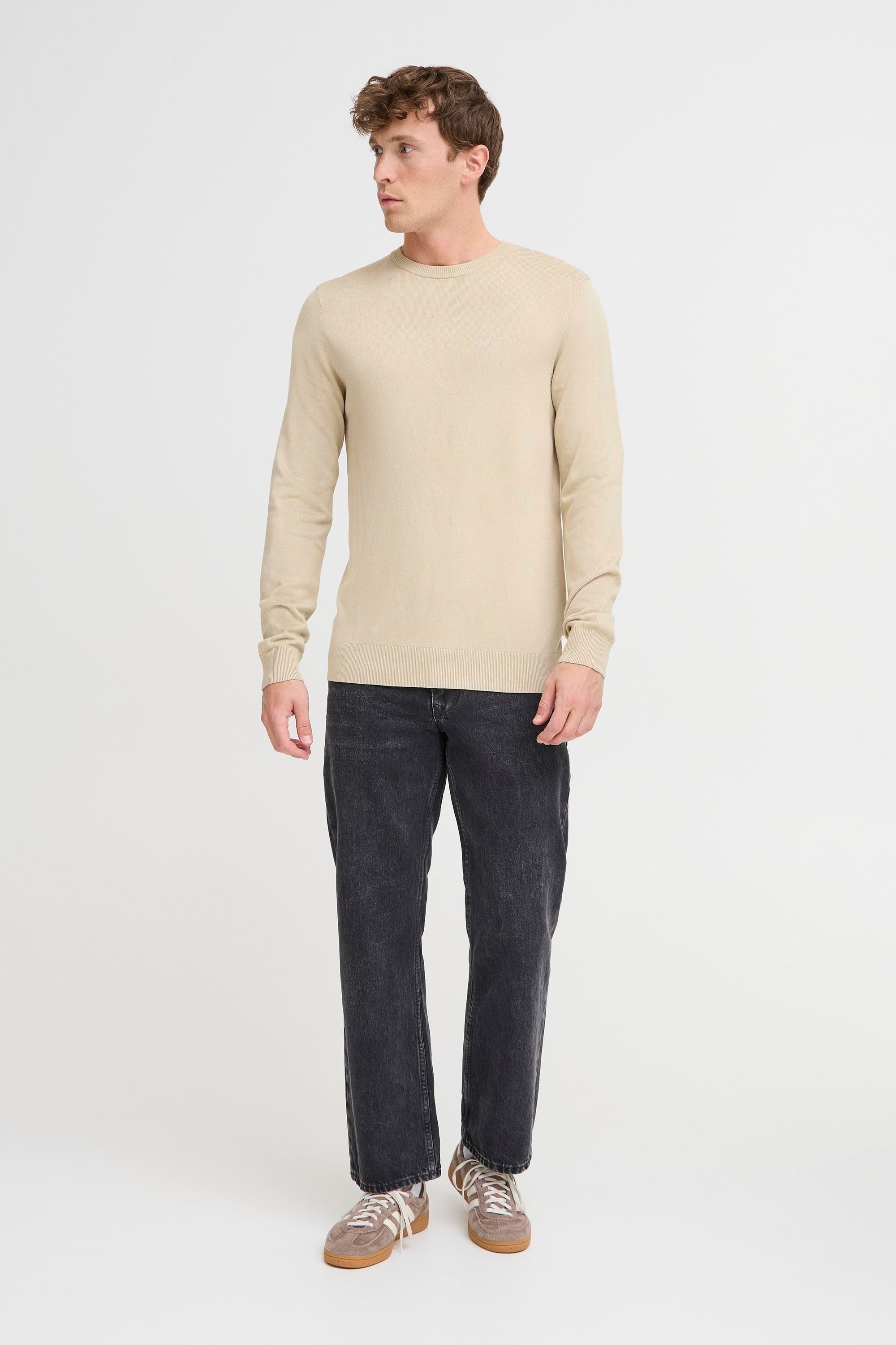 BLEND BHDan Knit Sweater Plaza Taupe XXL 4