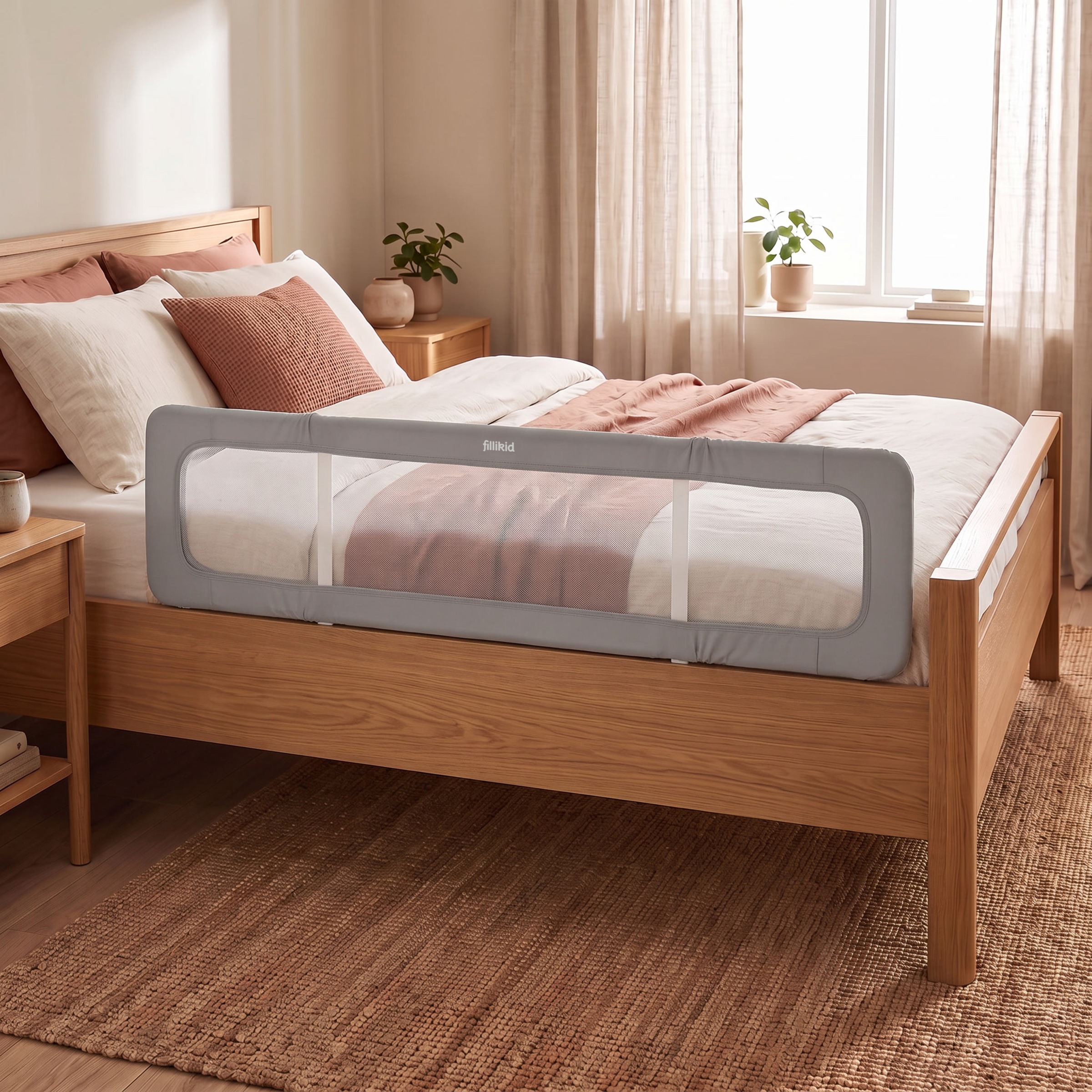 Fillikid Bettschutzgitter »Bettgitter Maja faltbar 147/45 cm, grau«