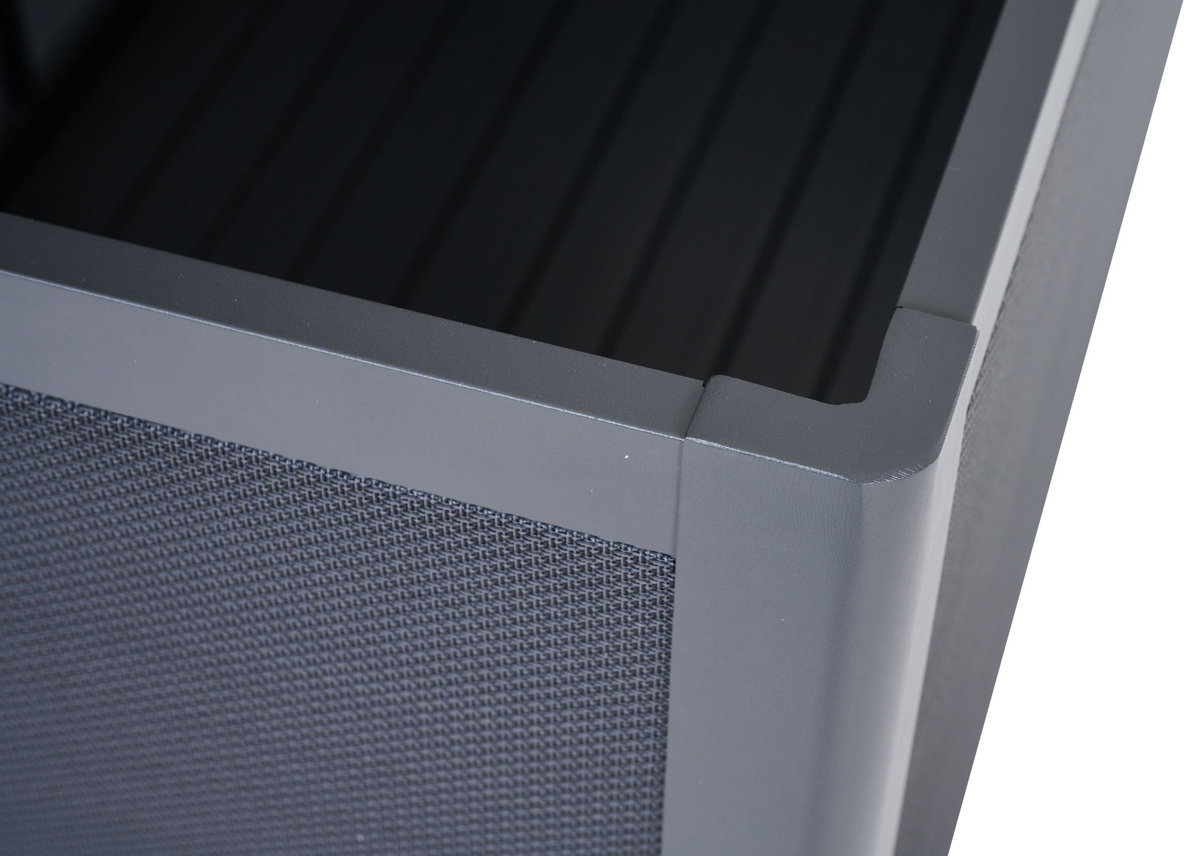 Siena Garden Kissenbox Gestell aus Aluminium, Ranotex® Bezug, 159x79x83cm anthrazit