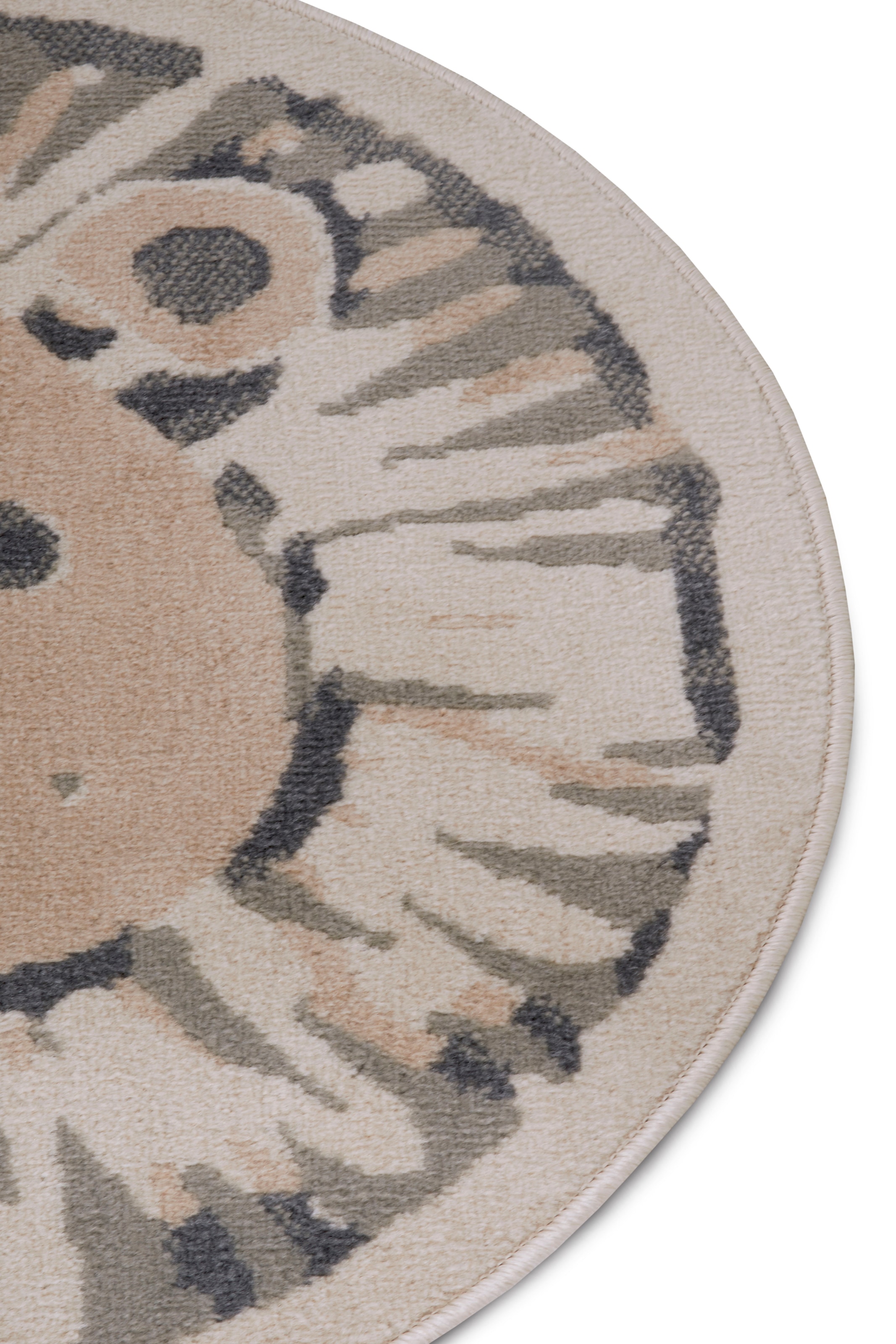 HANSE Home Kinderteppich »Adventures Lion«, rund, 8 mm Höhe, Spielteppich, fest, Kinderzimmer, Kurzflor, Spielunterlage
