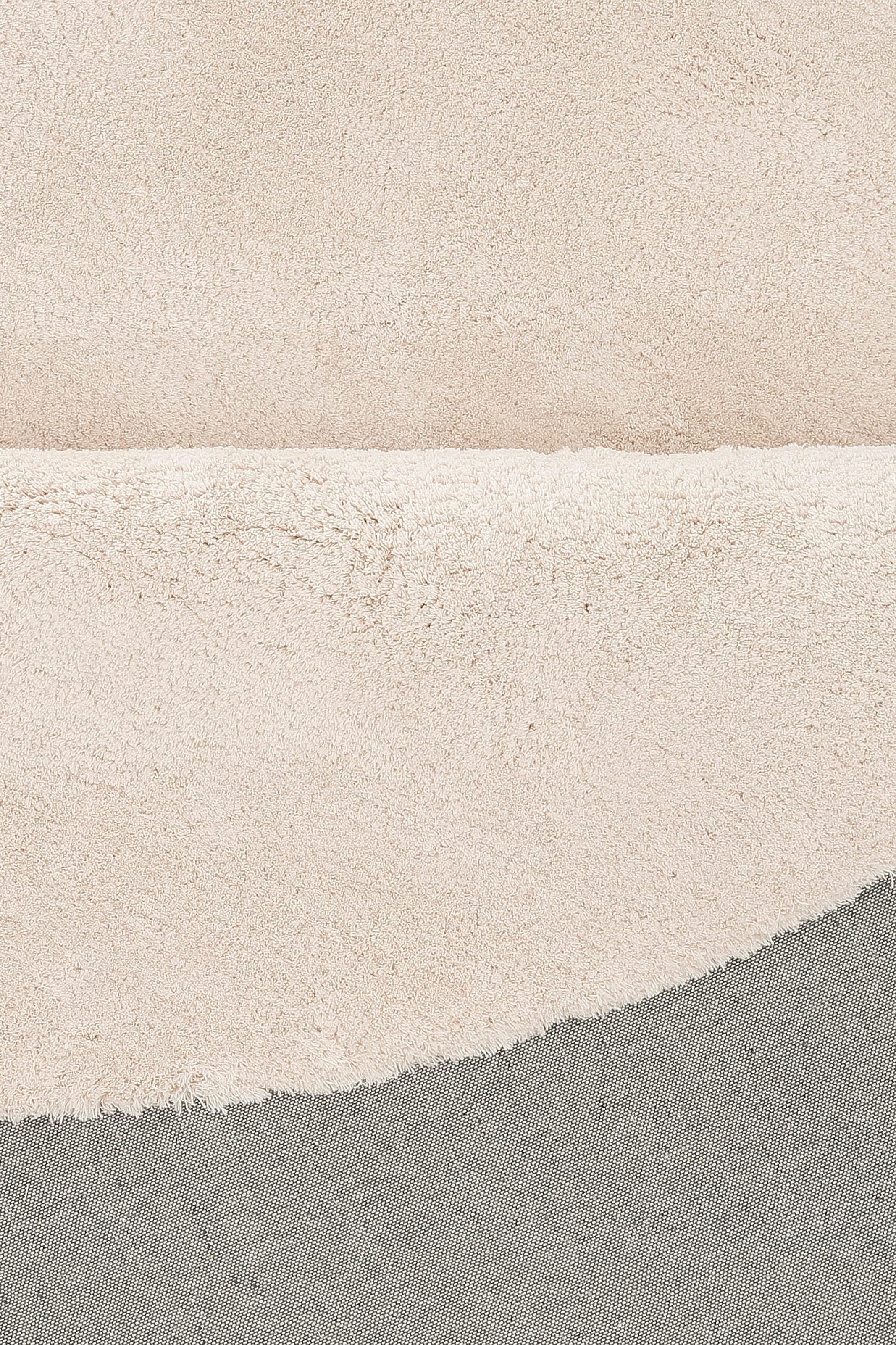 my home Hochflor-Teppich »Microfaser Teppich Magong, besonders weich, sehr feiner Flor«, rund, 25 mm Höhe, unifarben, weiche Teppiche, Wohnzimmer, Schlafzimmer, Kinderzimmer