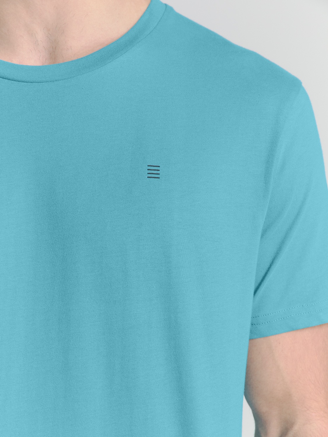 NO EXCESS T-Shirt »No Excess Basic Rundhals T-Shirt T-Shirt Crewneck Solid Basic«