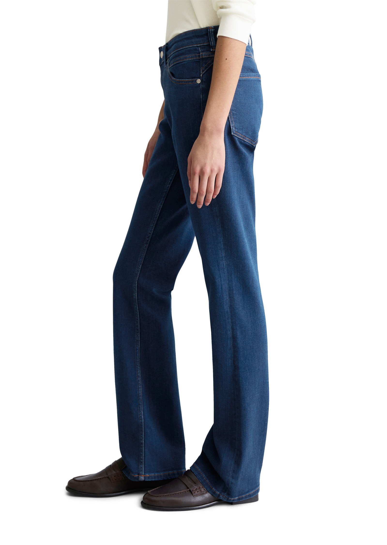 Marc OPolo DENIM Bootcut-Jeans "aus Organic Cotton-Mix-Stretch" günstig online kaufen