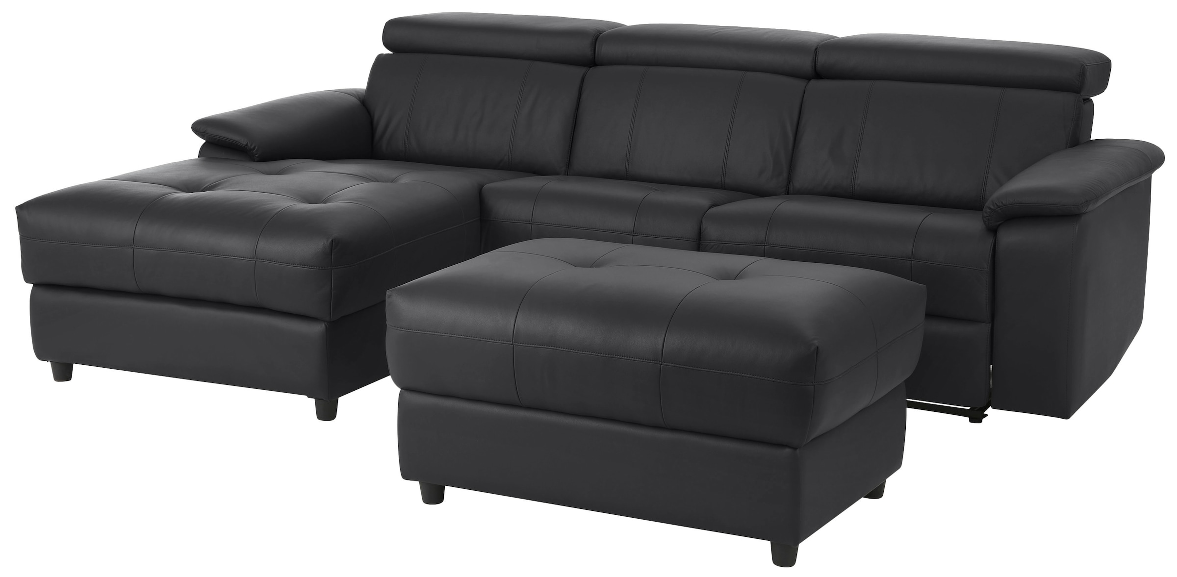 Home affaire Ecksofa »Binado, L-Form,«, mit manueller oder elektrischer Relaxfunktion mit USB-Anschluss