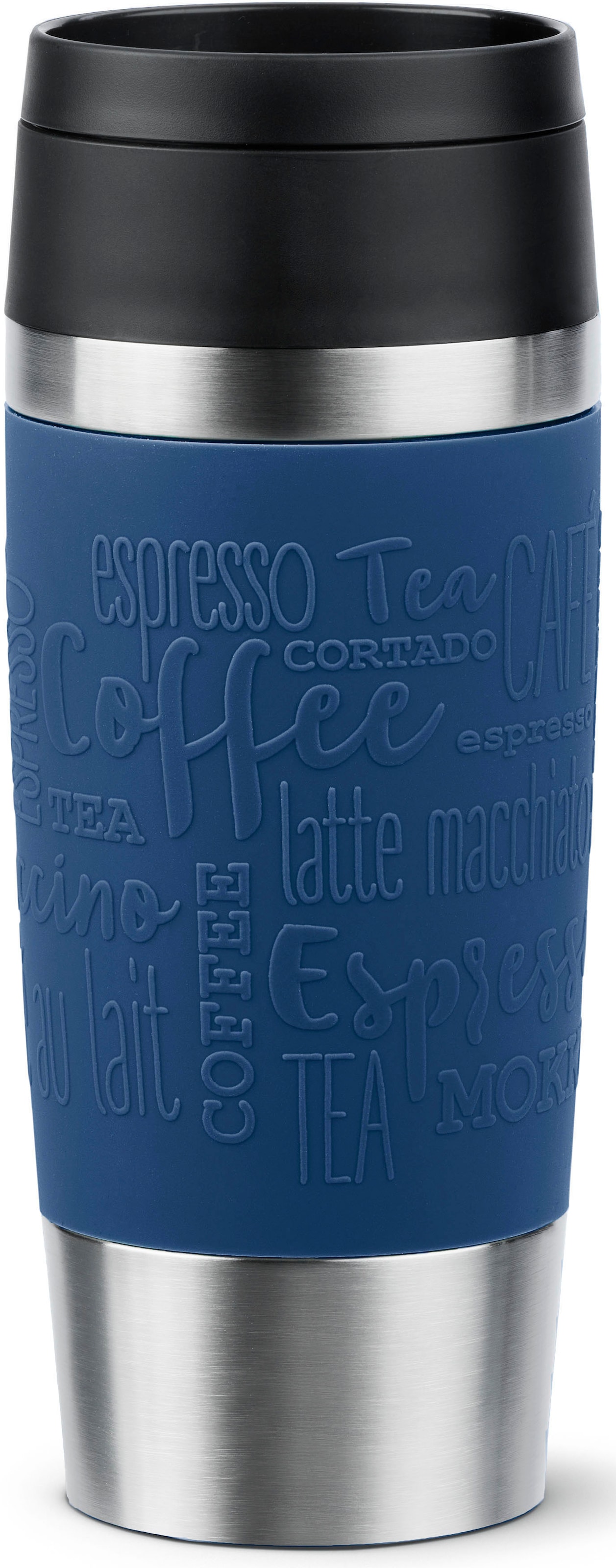 Emsa Thermobecher "Travel Mug Classic, mit 360-Trinköffnung", 4h heiß, 8h kalt - 360 ml / 6h heiß, 12h kalt - 500 ml, 10