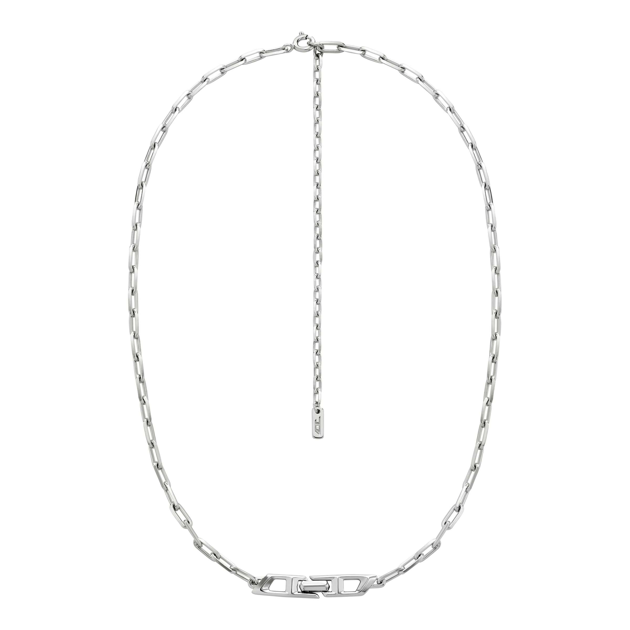 Diesel Kette mit Anhänger »Schmuck Geschenk Silber 925 D LOGO, DL1364040«