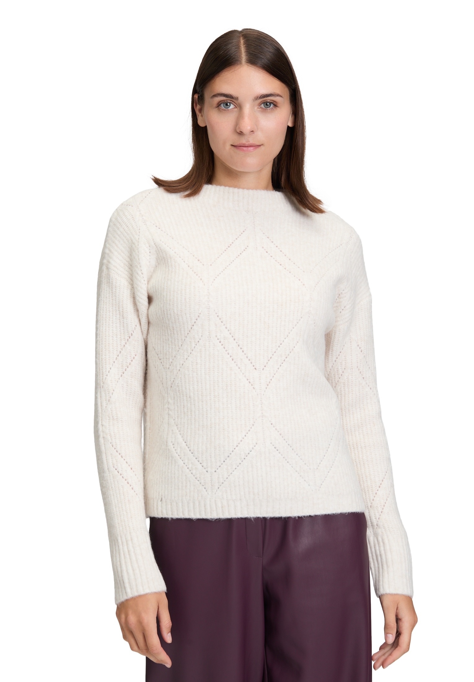 Betty&Co Strickpullover "Betty & Co Damen Strickpullover mit Struktur", (1 günstig online kaufen