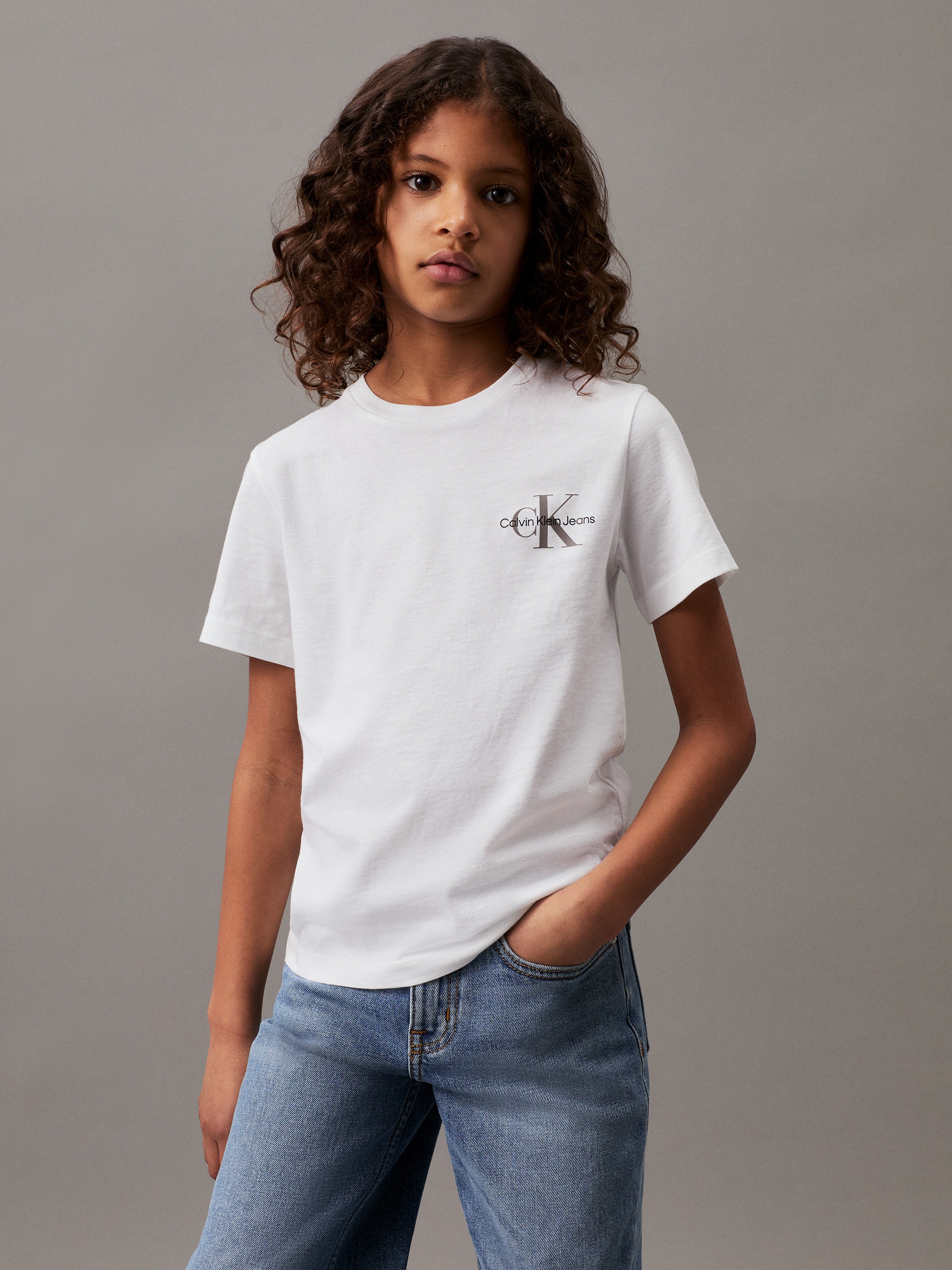 Calvin Klein Jeans T-Shirt »CHEST MONOGRAM T-SHIRT«, für Kinder bis 16 Jahre
