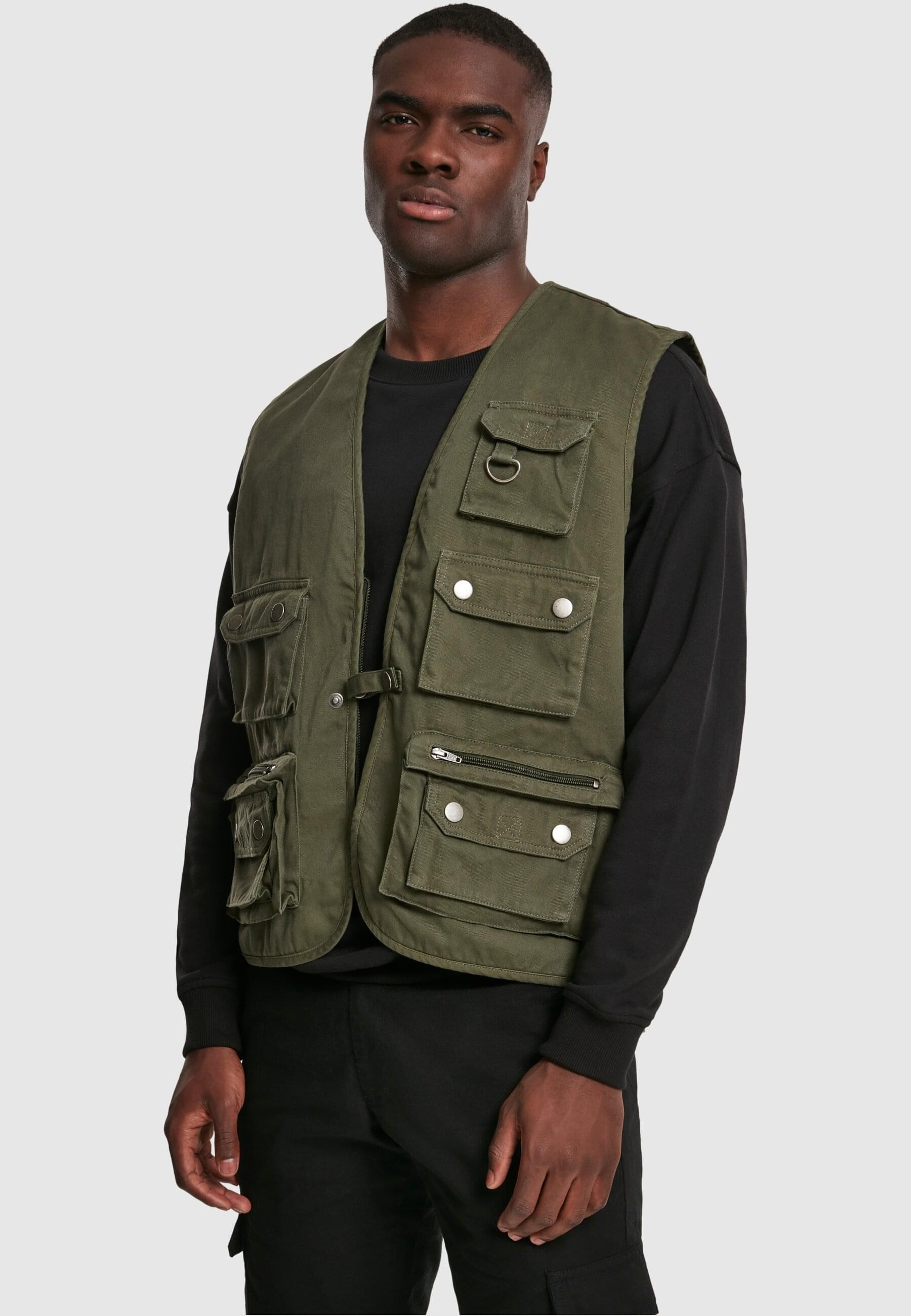 URBAN CLASSICS Jerseyweste »Urban Classics Herren Worker Vest«, (1 tlg.)
