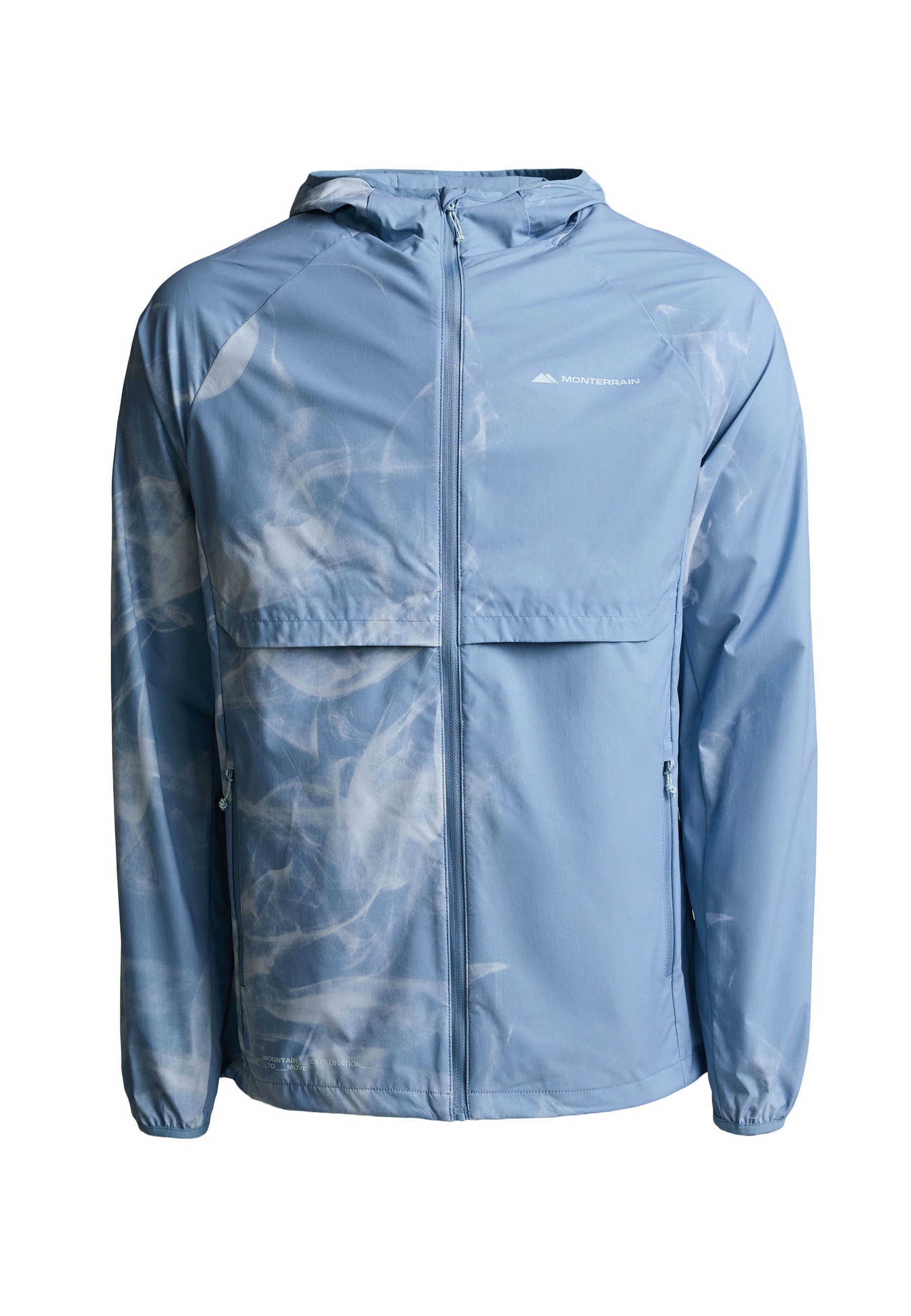Monterrain Outdoorjacke "Monterrain TRANSCEND WINDRUNNER" 1 Stk. tlg. mit Kapuze