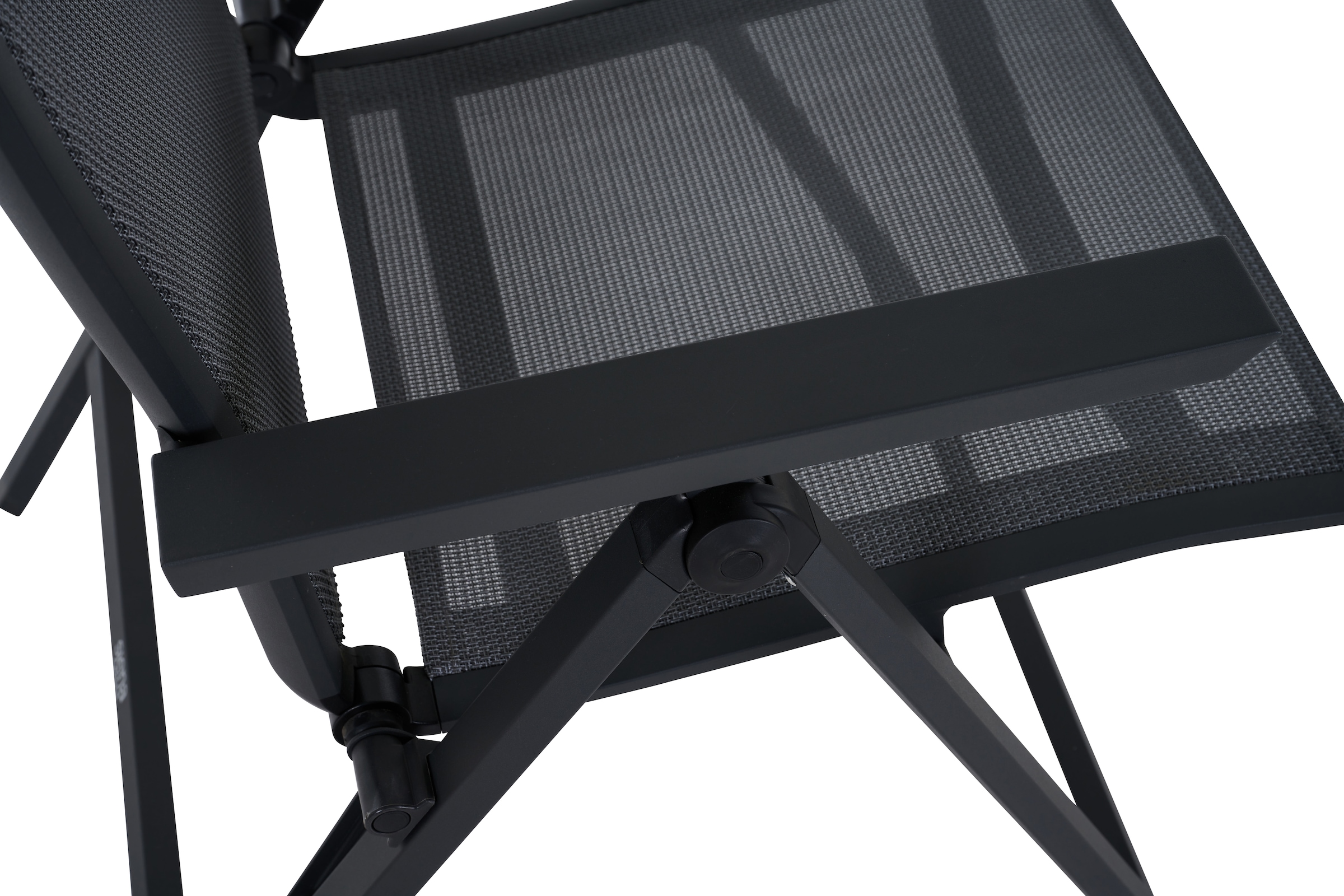 Siena Garden Gartensessel »TAURO Klappsessel, matt anthrazit« Gestell aus Aluminium, Ranotex® Bezug royal-grey