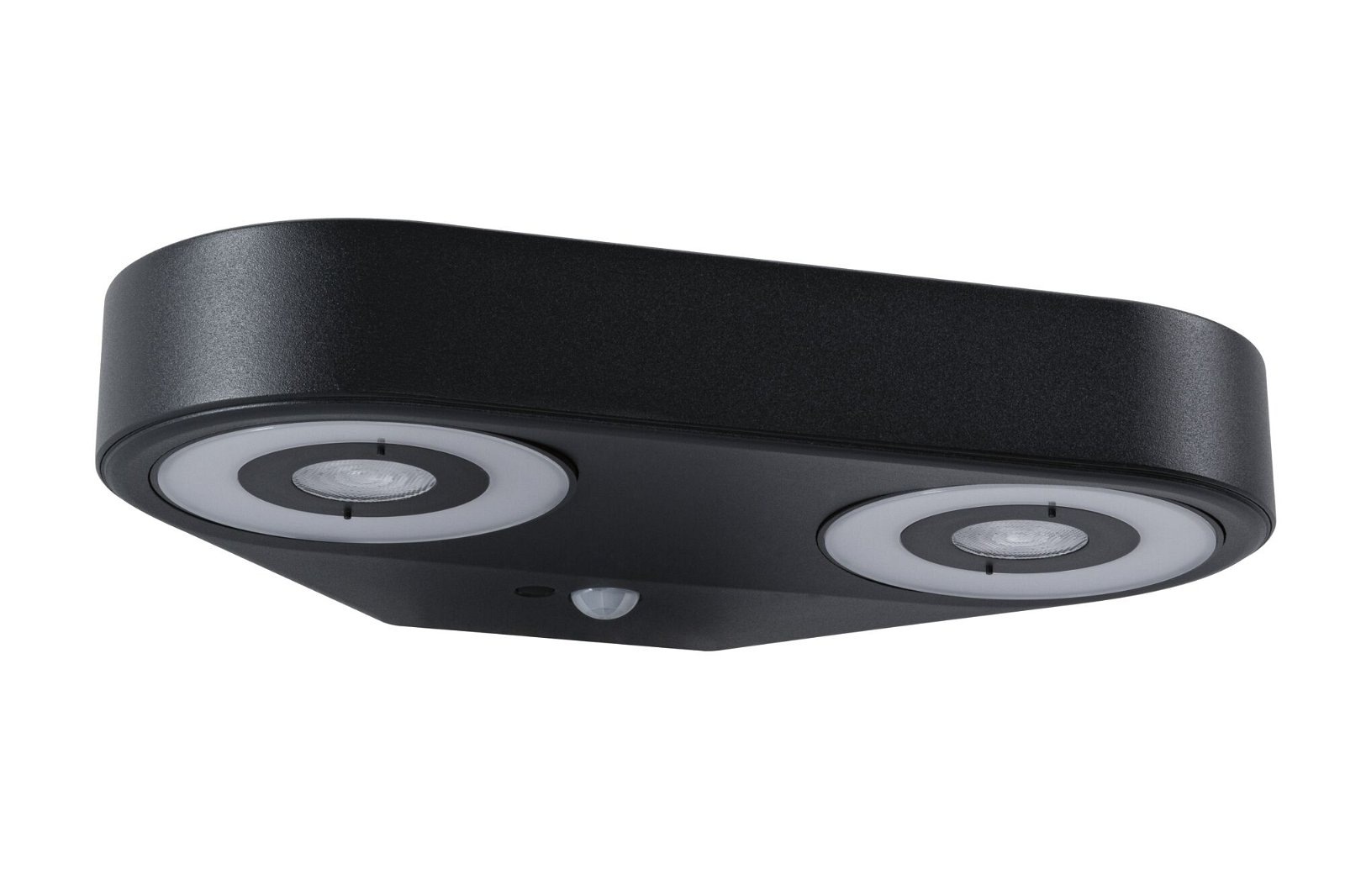 Thumbnail - Paulmann LED Außen-Wandleuchte "Silma IP44 280x176mm 3000K 2x5,5 / 2x0,7W 2x600lm 230V Aluminium" 1 Stk. Warmweiß Bewegu...