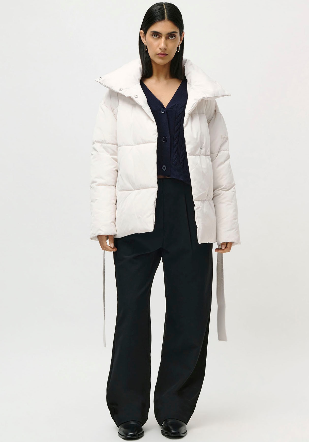 LeGer Steppjacke »Margitta, LeGer by Lena Gercke«, ohne Kapuze, Regular fit mit Rundhalsausschnitt